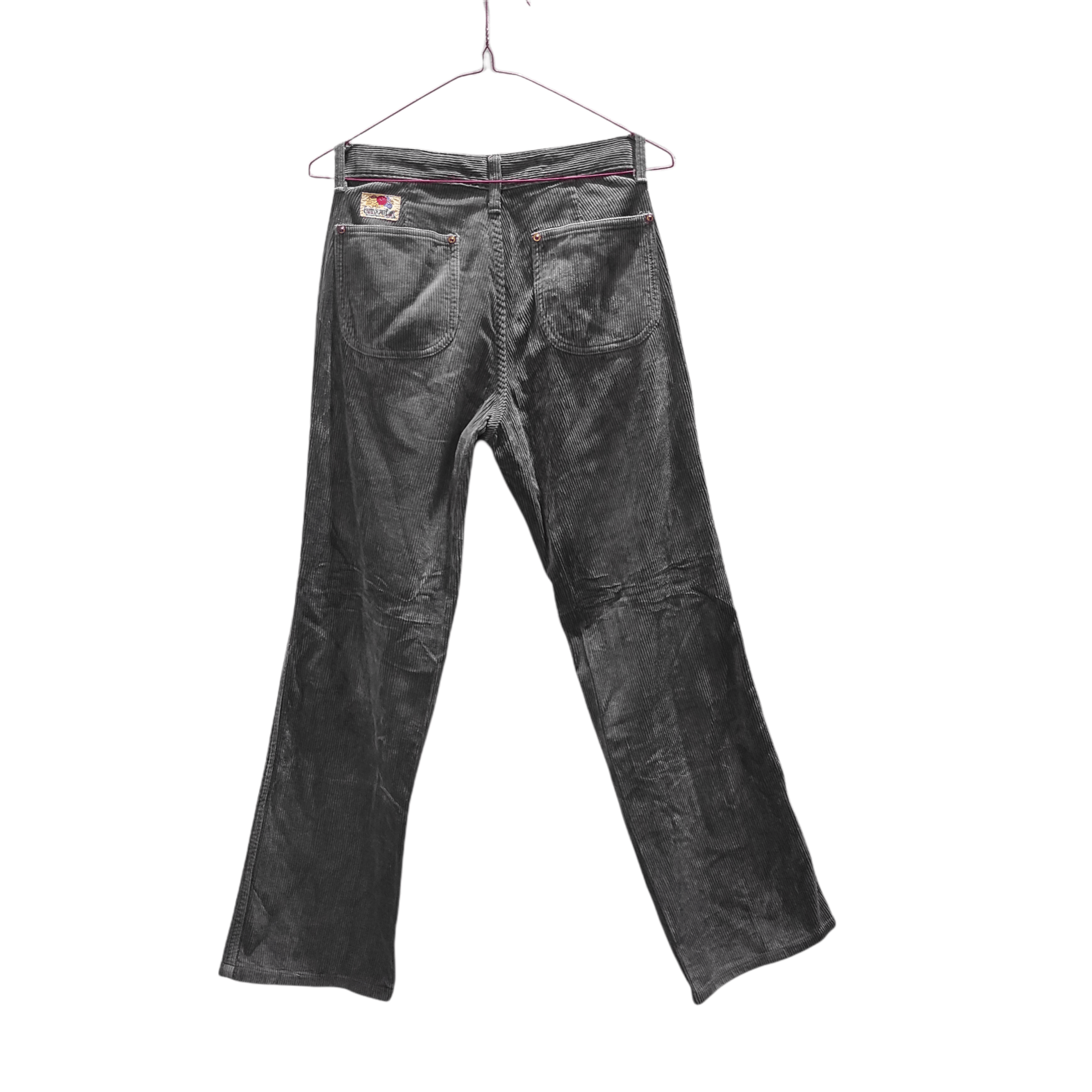image of Vintage Fruit Of The Loom X Edwin Corduroy Pants in Grey, Men's (Size 27)