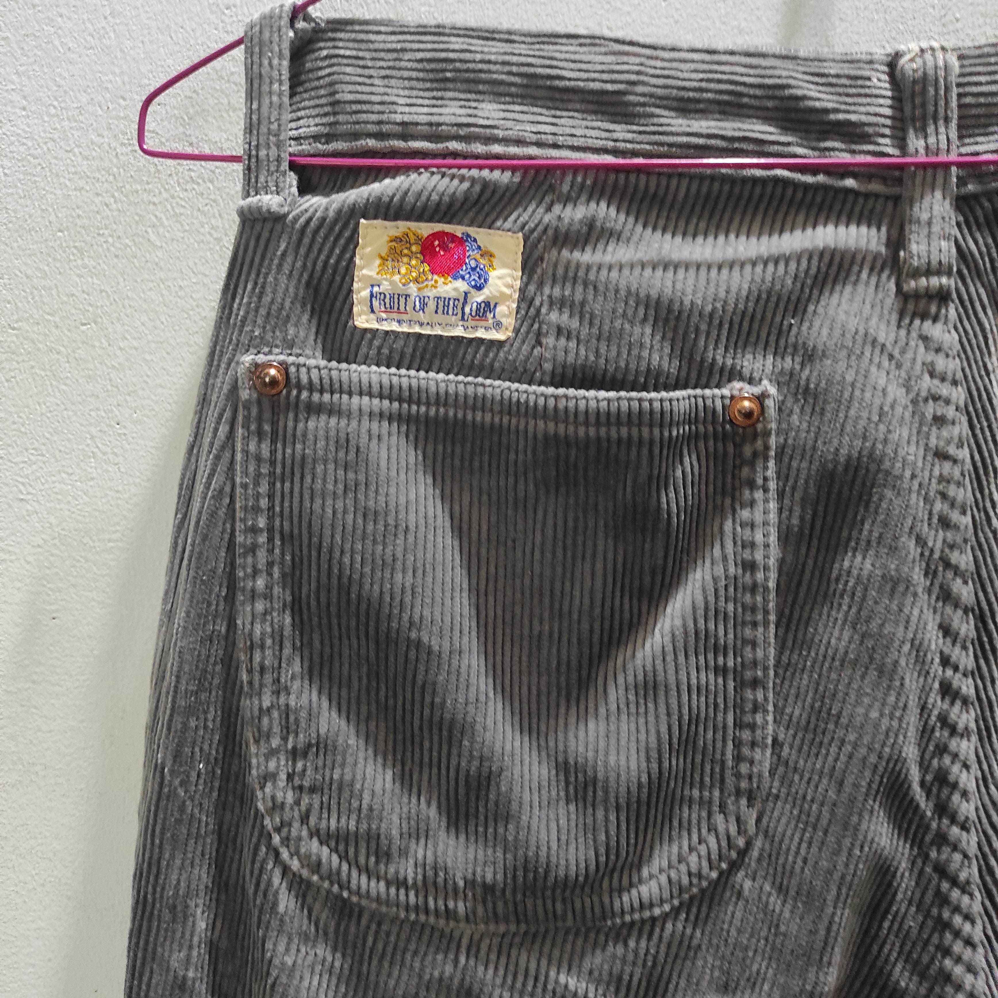 Fruit Of The Loom VINTAGE Fruit Of The Loom X Edwin Corduroy Pants Size US 26 / EU 42 - 13 Thumbnail