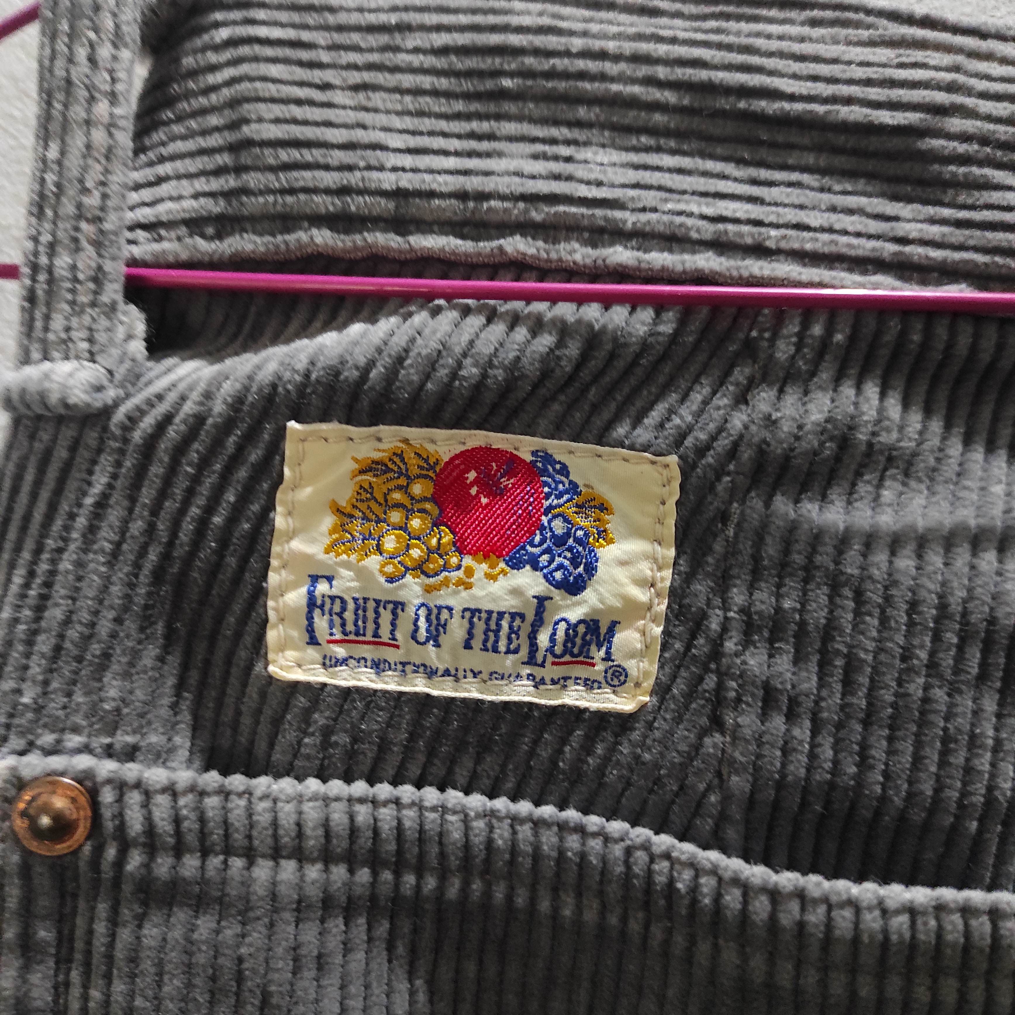 Fruit Of The Loom VINTAGE Fruit Of The Loom X Edwin Corduroy Pants Size US 26 / EU 42 - 14 Thumbnail