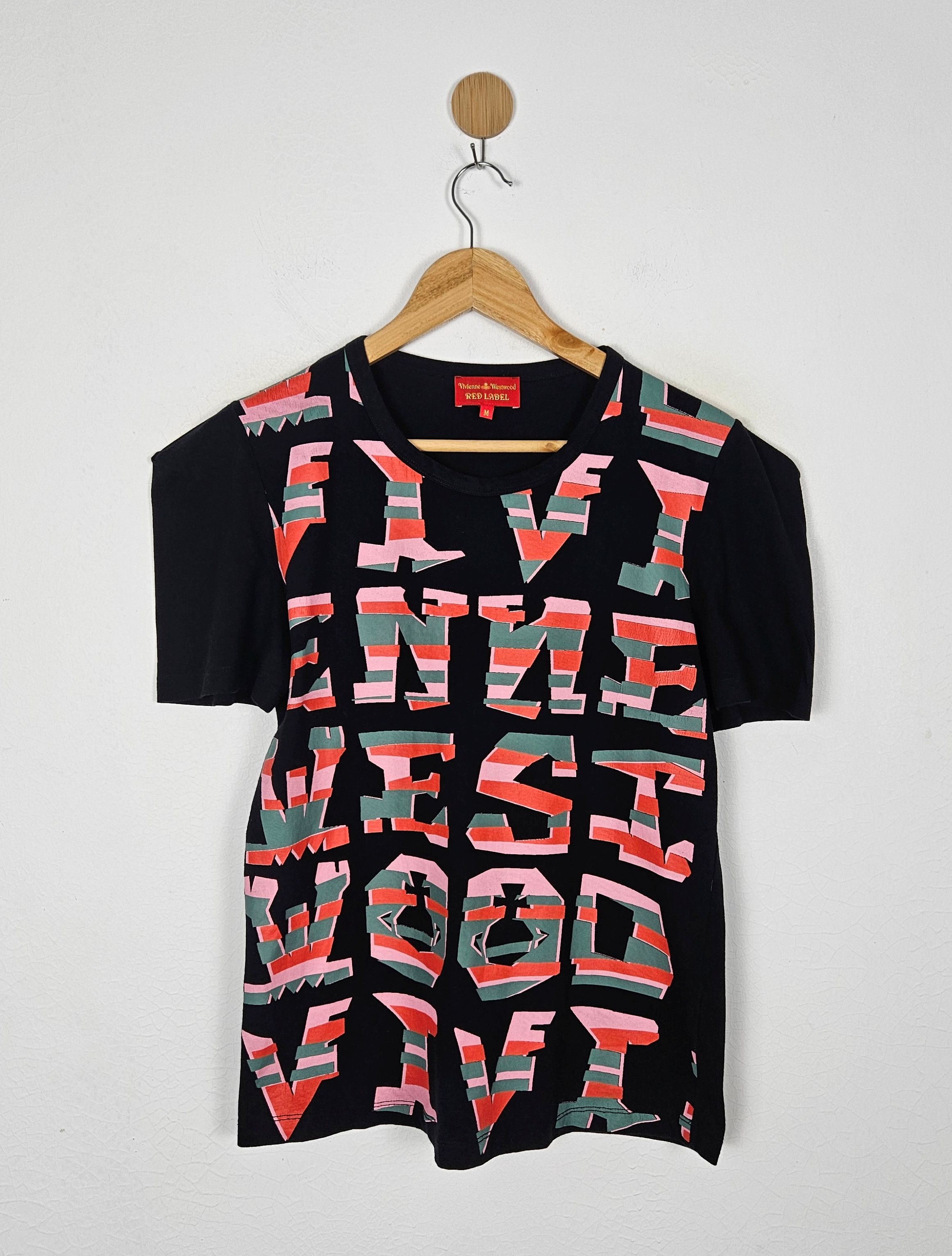 ■和です■Vivienne Westwood RED LABEL Vivienne Westwood red label short sleeve T-shirt Gray emblem-like