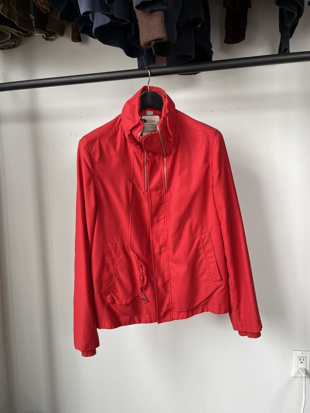image of Hussein Chalayan Aw2004 “Anthropology Of Solitude” Walkman Jacket in Red, Men's (Size Small)