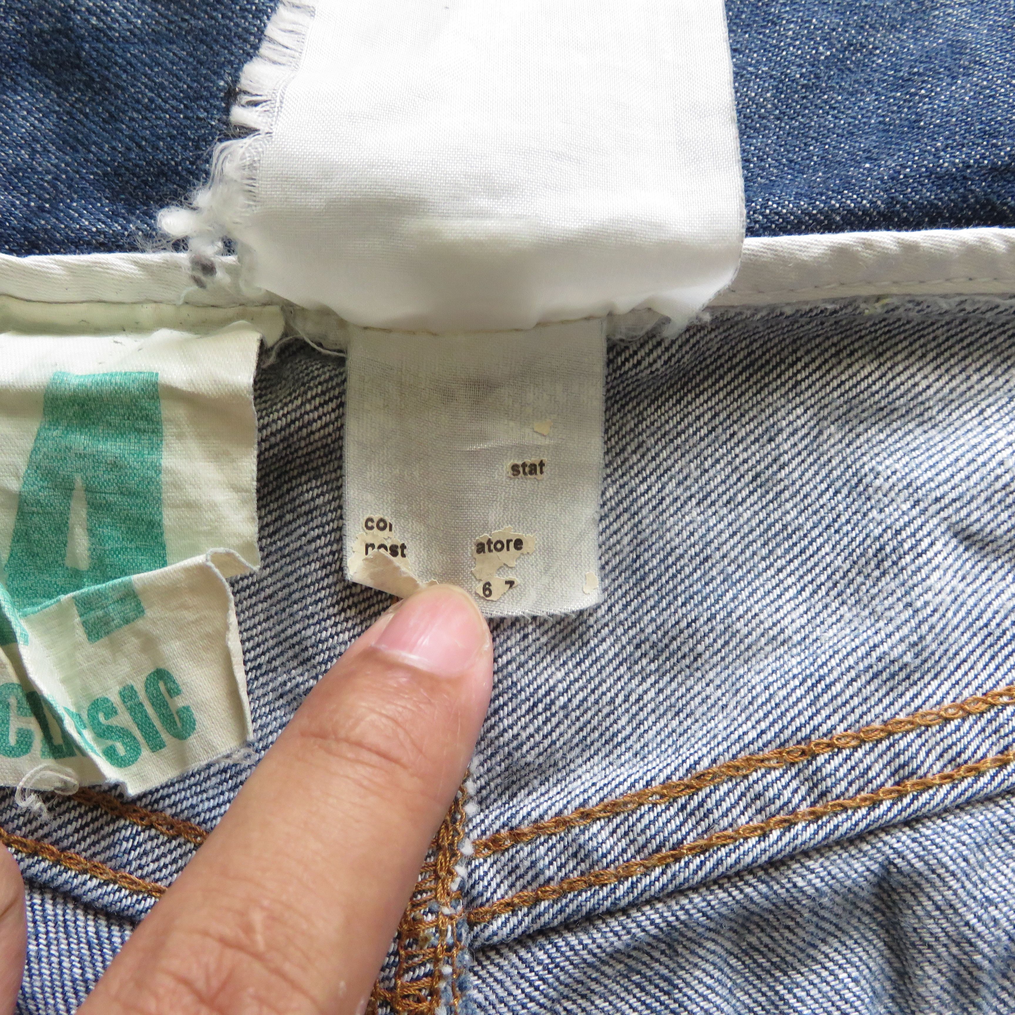 Dolce & Gabbana × Vintage Dolce & Gabbana Distressed Denim Lampo Jeans Size US 34 / EU 50 - 14 Thumbnail