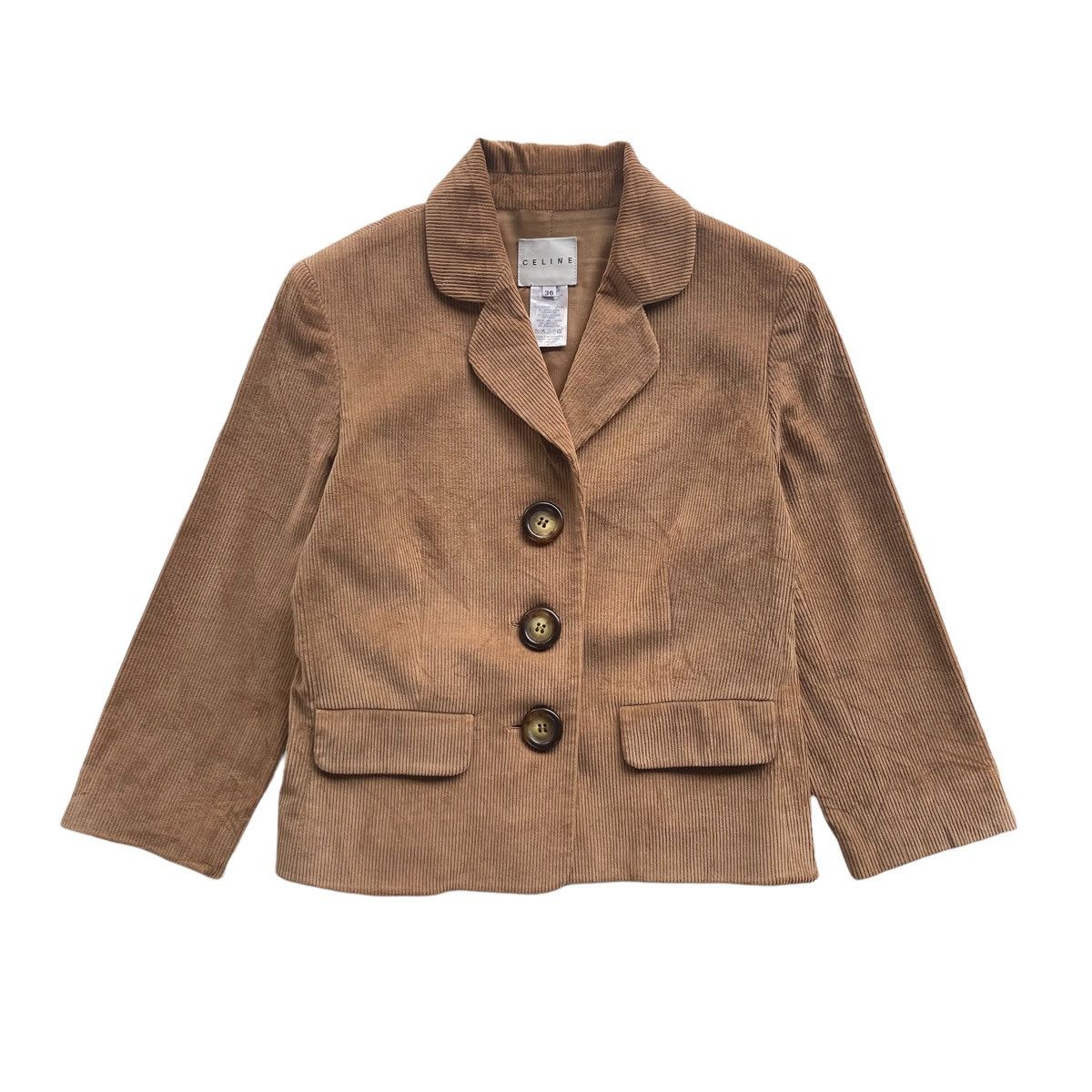 Celine Celine Corduroy Cropped Jacket Size XS / US 0-2 / IT 36-38 - 1 Thumbnail
