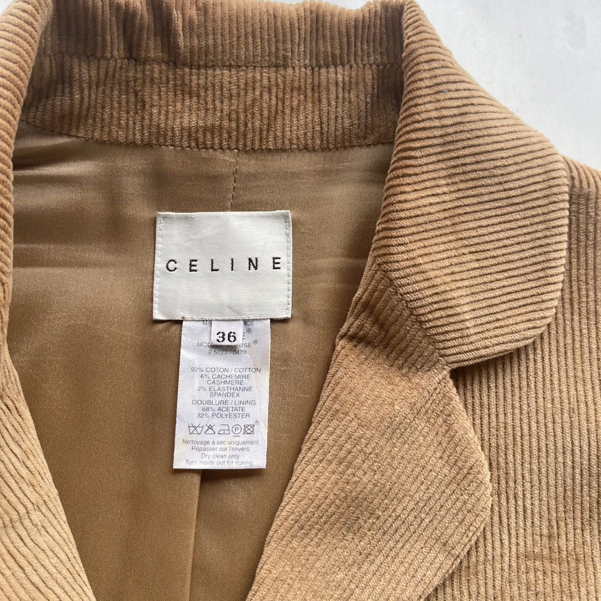 Celine Celine Corduroy Cropped Jacket Size XS / US 0-2 / IT 36-38 - 5 Thumbnail