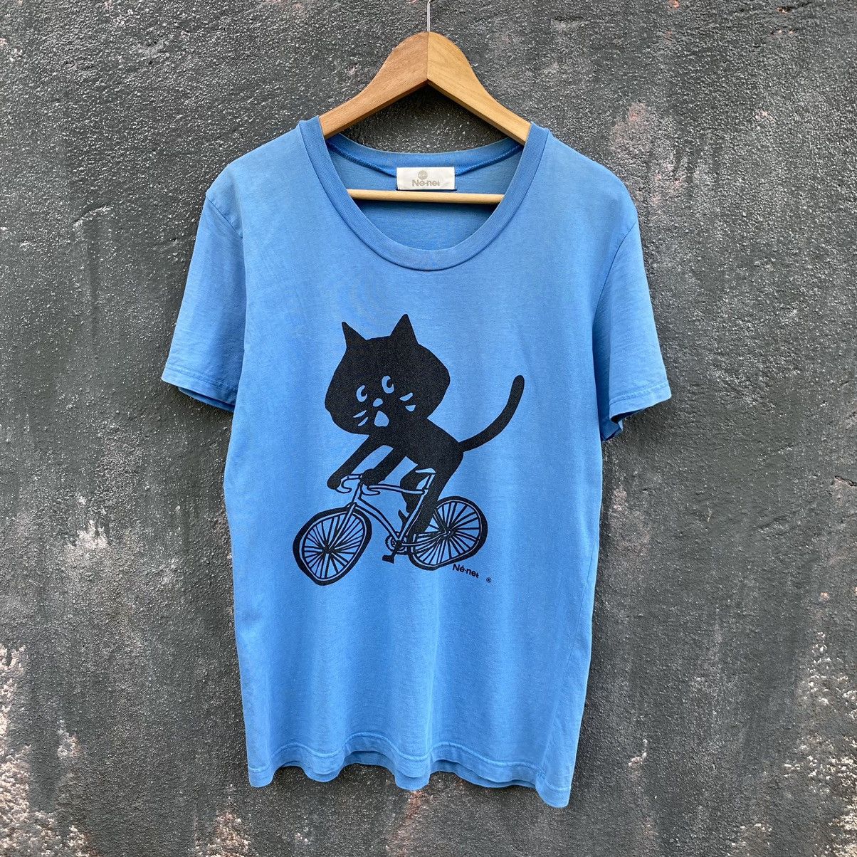 Pre-owned Issey Miyake X Ne Net Vintage Faded Ne-net Issey Miyake Tee In Blue