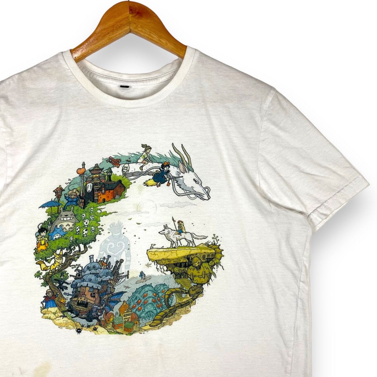 Anime × Vintage VINTAGE STUDIO GHIBLI ANIME MOVIE COLLECTION T SHIRT Size US L / EU 52-54 / 3 - 2 Thumbnail