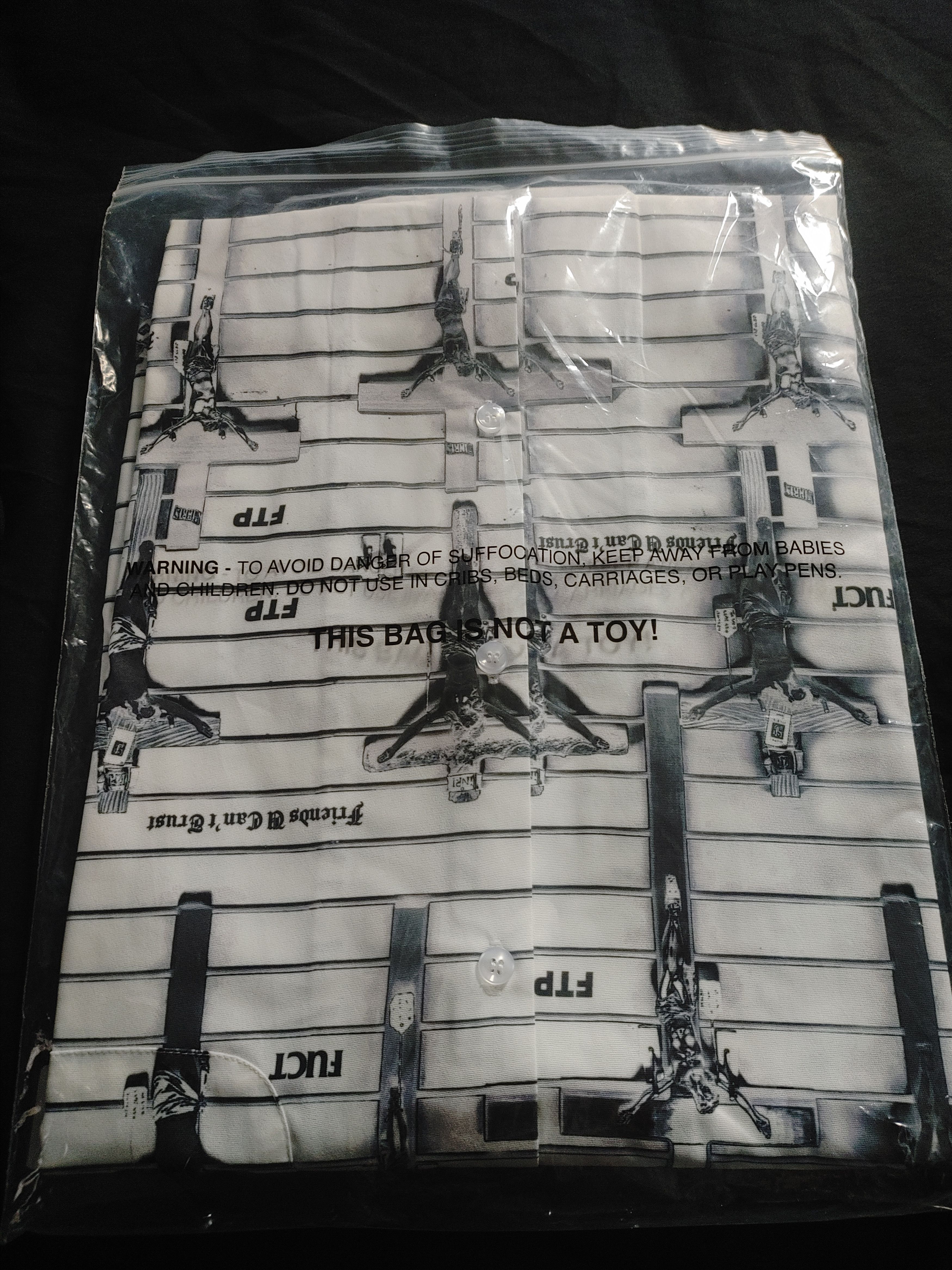 FUCT × Fuck The Population Fuct+Ftp Silver Cross Rayon Button-up Shirt Size US L / EU 52-54 / 3 - 5 Thumbnail