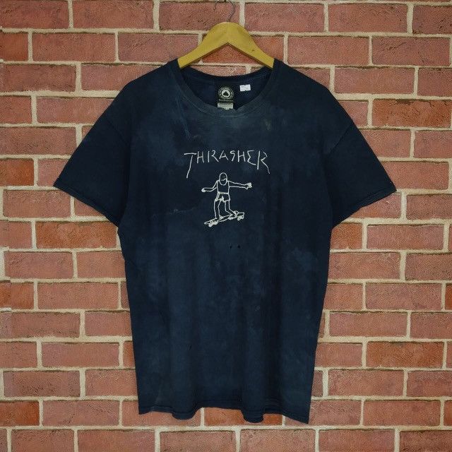 Thrasher Vintage Distressed Thrasher San Francisco Skateboard Skate Size US L / EU 52-54 / 3 - 1 Thumbnail