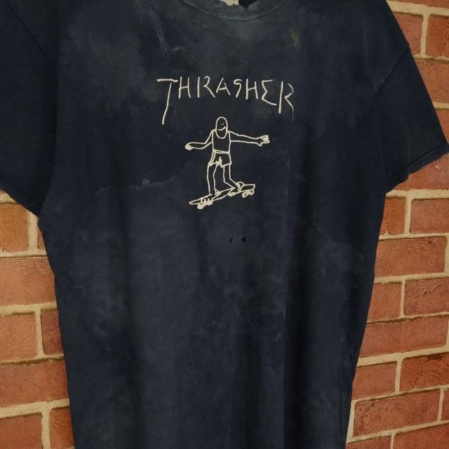 Thrasher Vintage Distressed Thrasher San Francisco Skateboard Skate Size US L / EU 52-54 / 3 - 3 Thumbnail