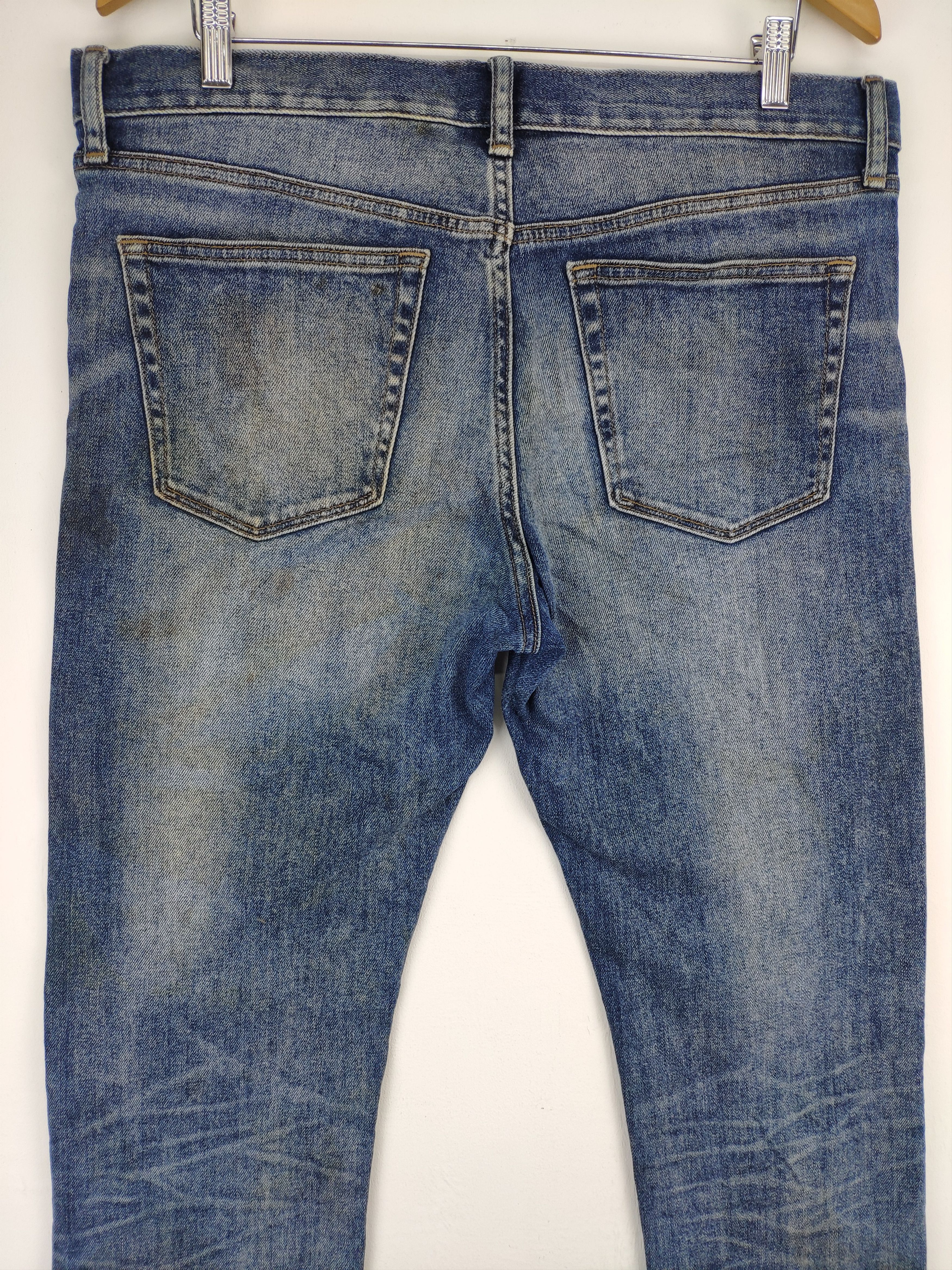 Japanese Brand 🇯🇵 Custom Made Uniqlo Jeans Distressed Kapital Boro Style Size US 36 / EU 52 - 14 Thumbnail