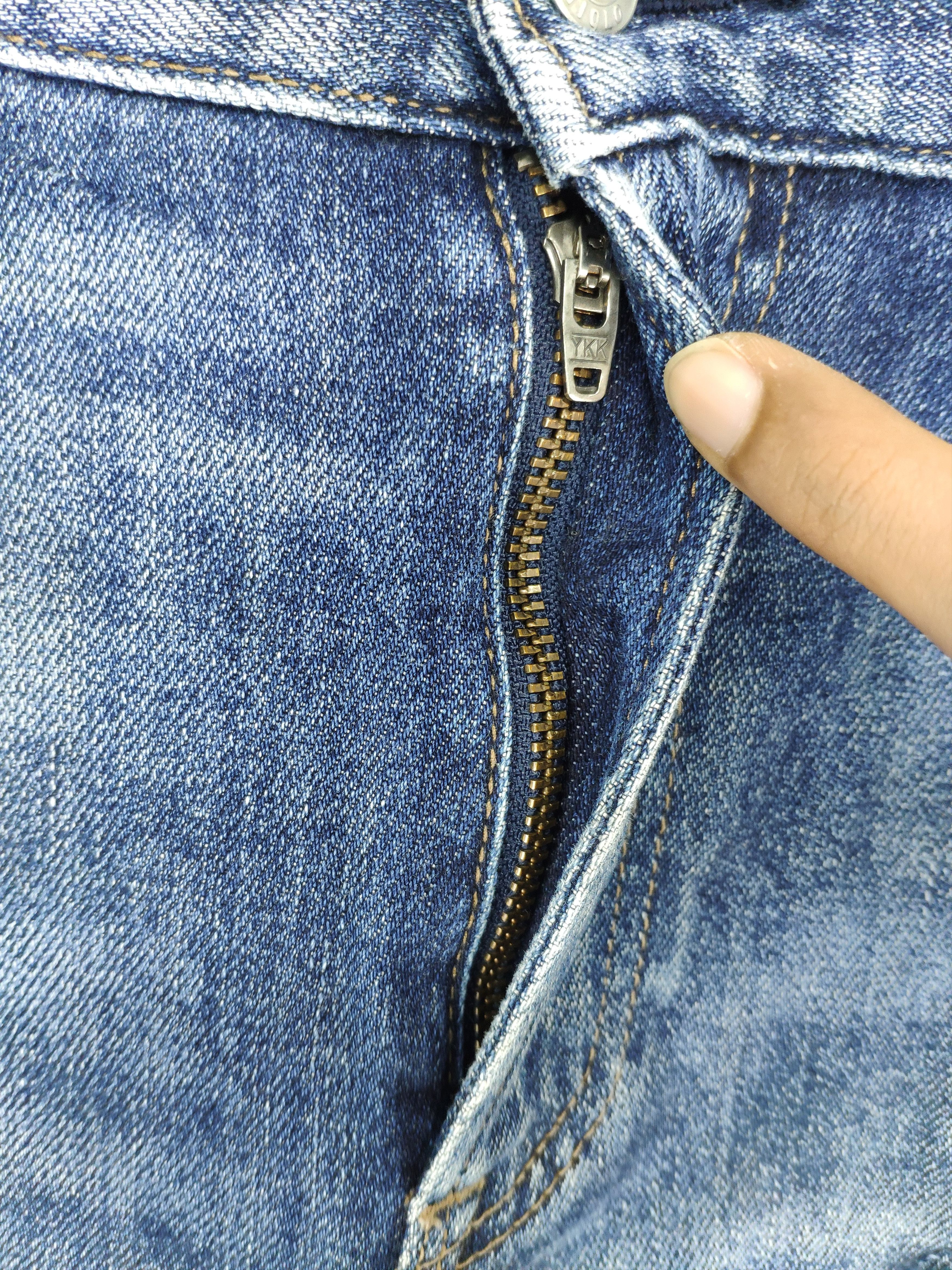 Japanese Brand 🇯🇵 Custom Made Uniqlo Jeans Distressed Kapital Boro Style Size US 36 / EU 52 - 10 Thumbnail