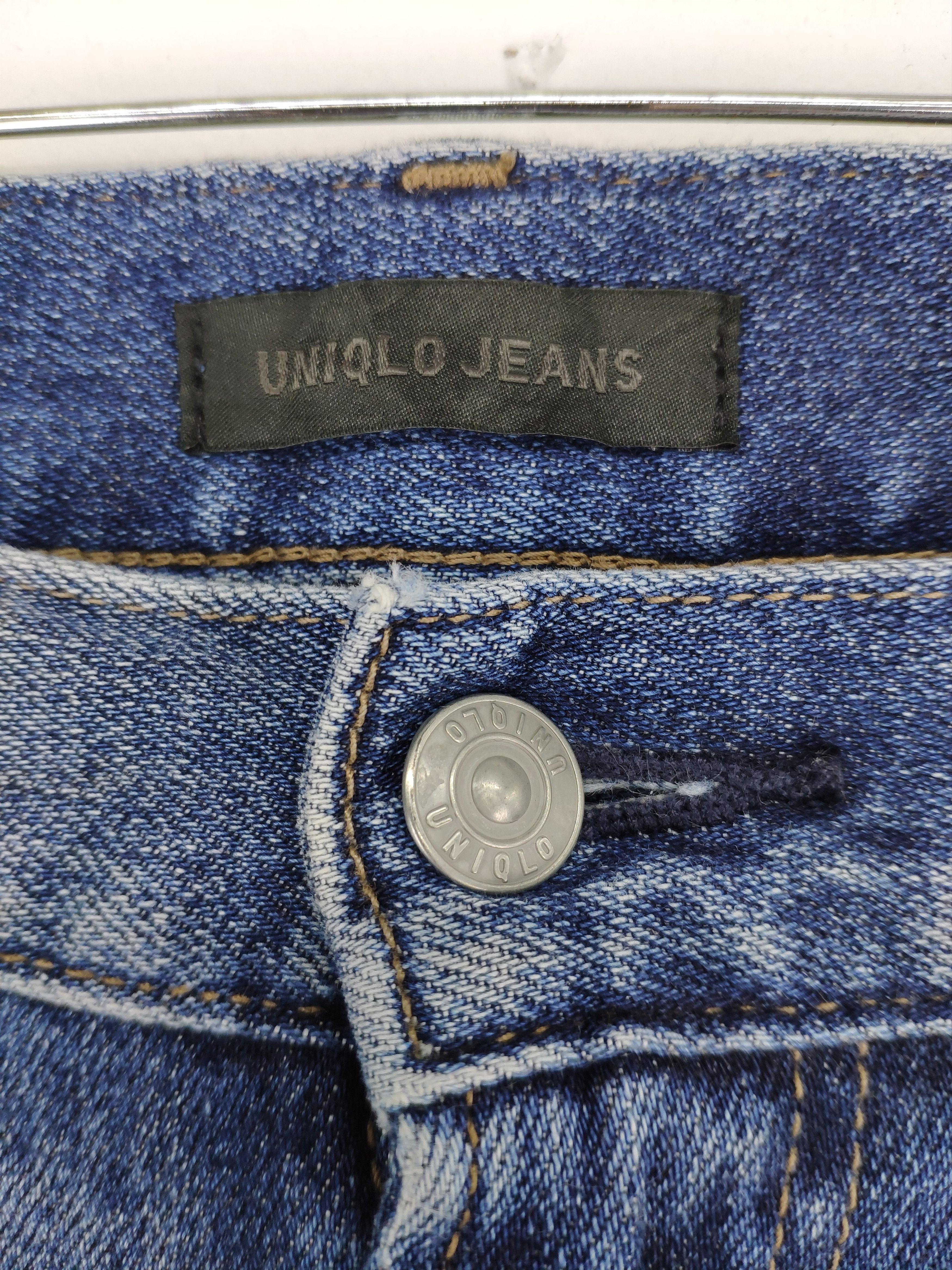 Japanese Brand 🇯🇵 Custom Made Uniqlo Jeans Distressed Kapital Boro Style Size US 36 / EU 52 - 9 Thumbnail