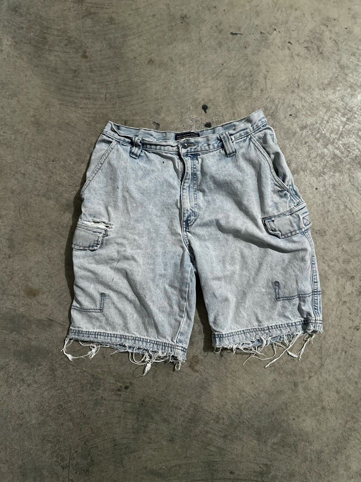Sonoma × Vintage Y2K Distressed Cargo Jorts Size US 32 / EU 48 - 2 Thumbnail