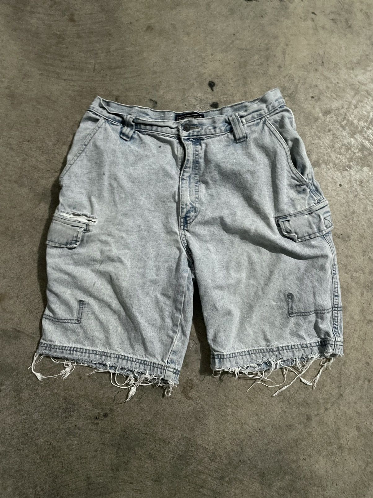 Sonoma × Vintage Y2K Distressed Cargo Jorts Size US 32 / EU 48 - 3 Thumbnail