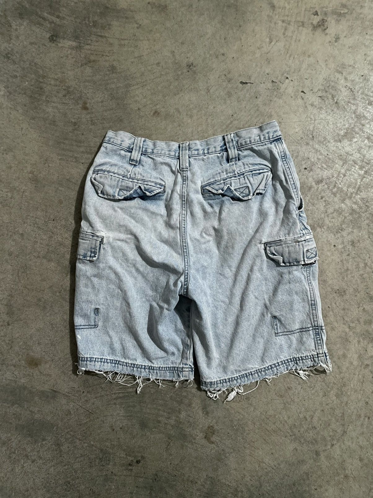 Sonoma × Vintage Y2K Distressed Cargo Jorts Size US 32 / EU 48 - 4 Thumbnail