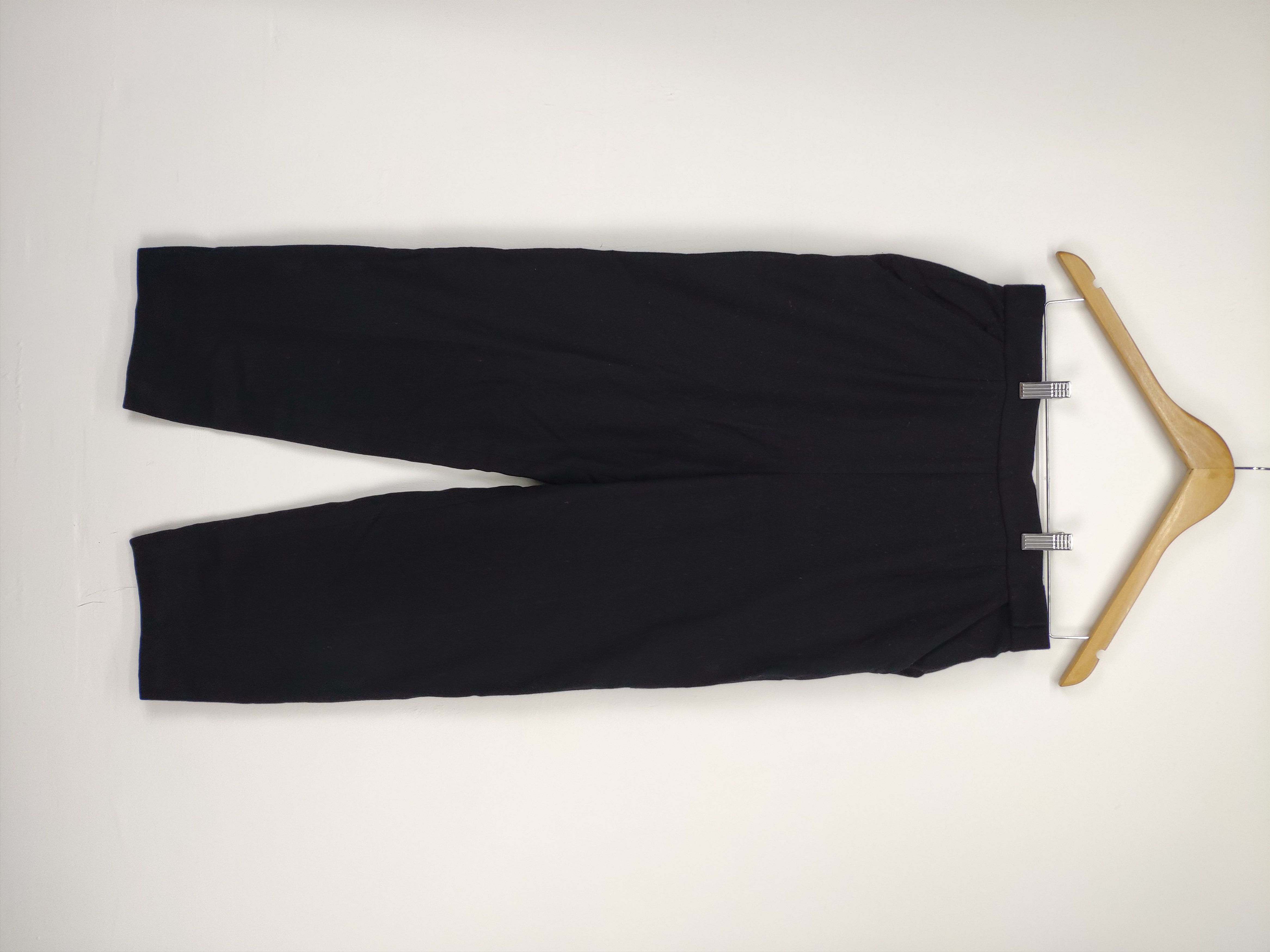 Christian Dior Monsieur Christian Dior Wool Trouser Pants Black Size 27" / US 4 / IT 40 - 1 Thumbnail