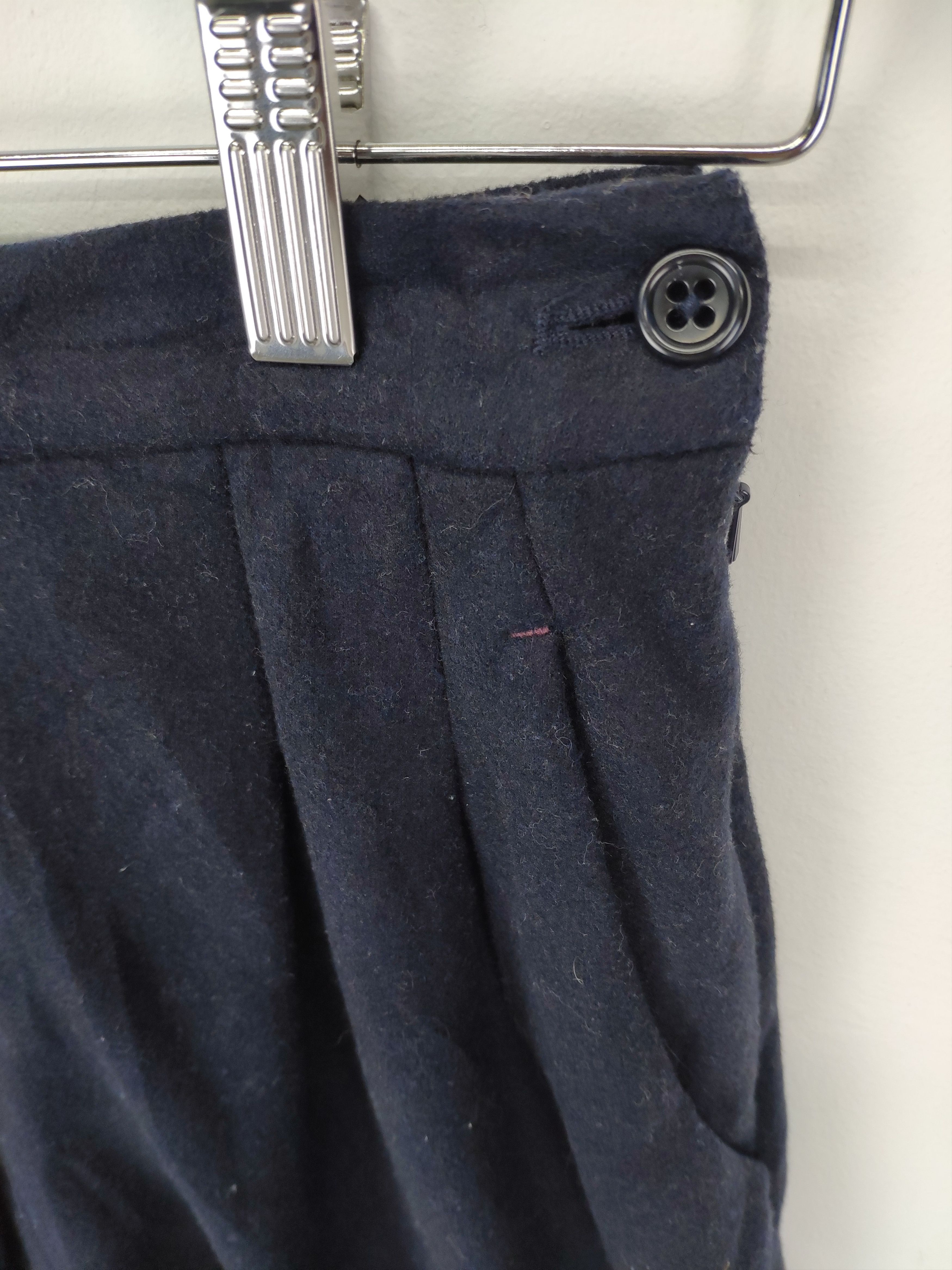 Designer × Japanese Brand × Uniqlo Steal 💥 Ines De La Fressange Uniqlo Wool Harem Pants Size 24" / US 00 / IT 34 - 5 Thumbnail