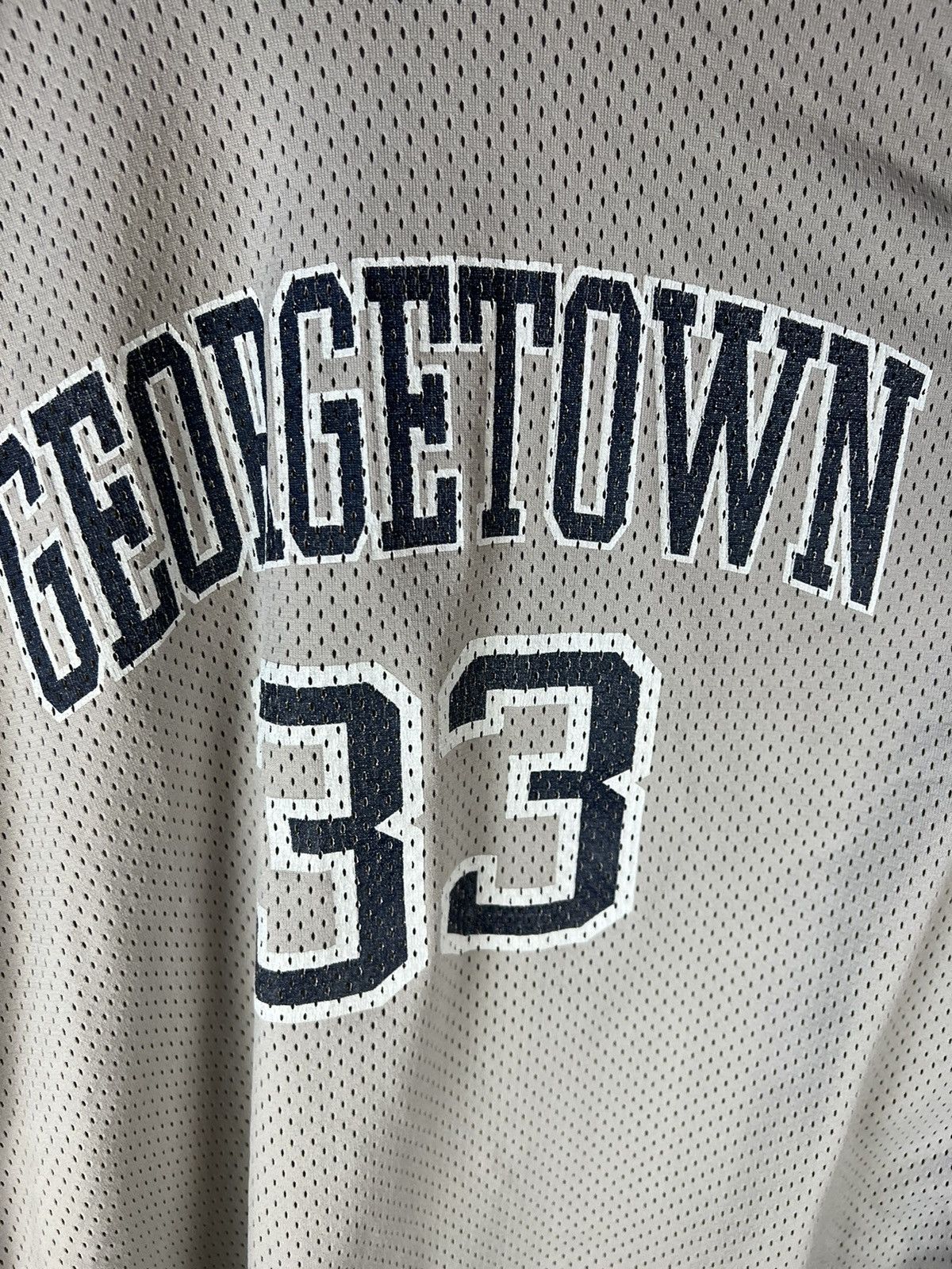 NBA Vintage Nike Alonzo Georgetown Mourning 33 Basketball Jersey Size US L / EU 52-54 / 3 - 3 Thumbnail