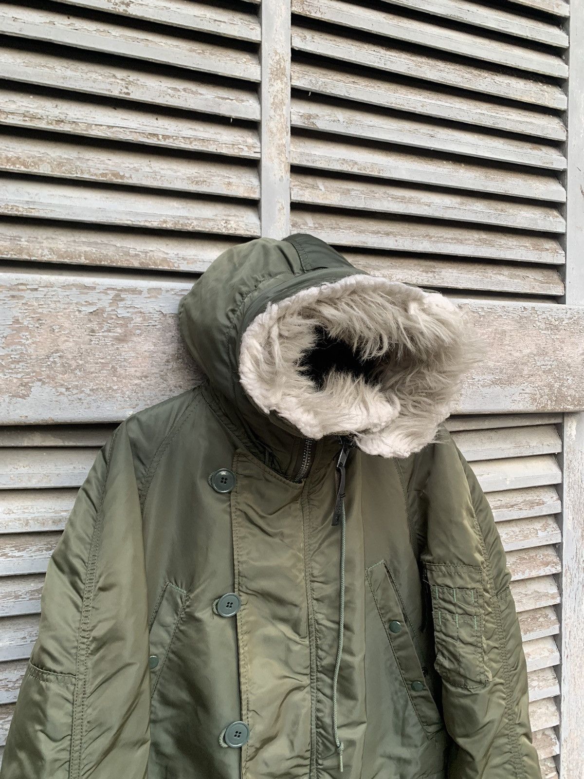 Alpha Industries 🪖Vintage FADED ALPHA INDUSTRIES EXTREME COLD WEATHER PARKA Size US L / EU 52-54 / 3 - 5 Thumbnail
