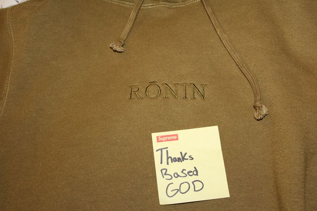 Ronin Division Olive Tonal Ronin Hoodie Size US S / EU 44-46 / 1 - 1 Preview