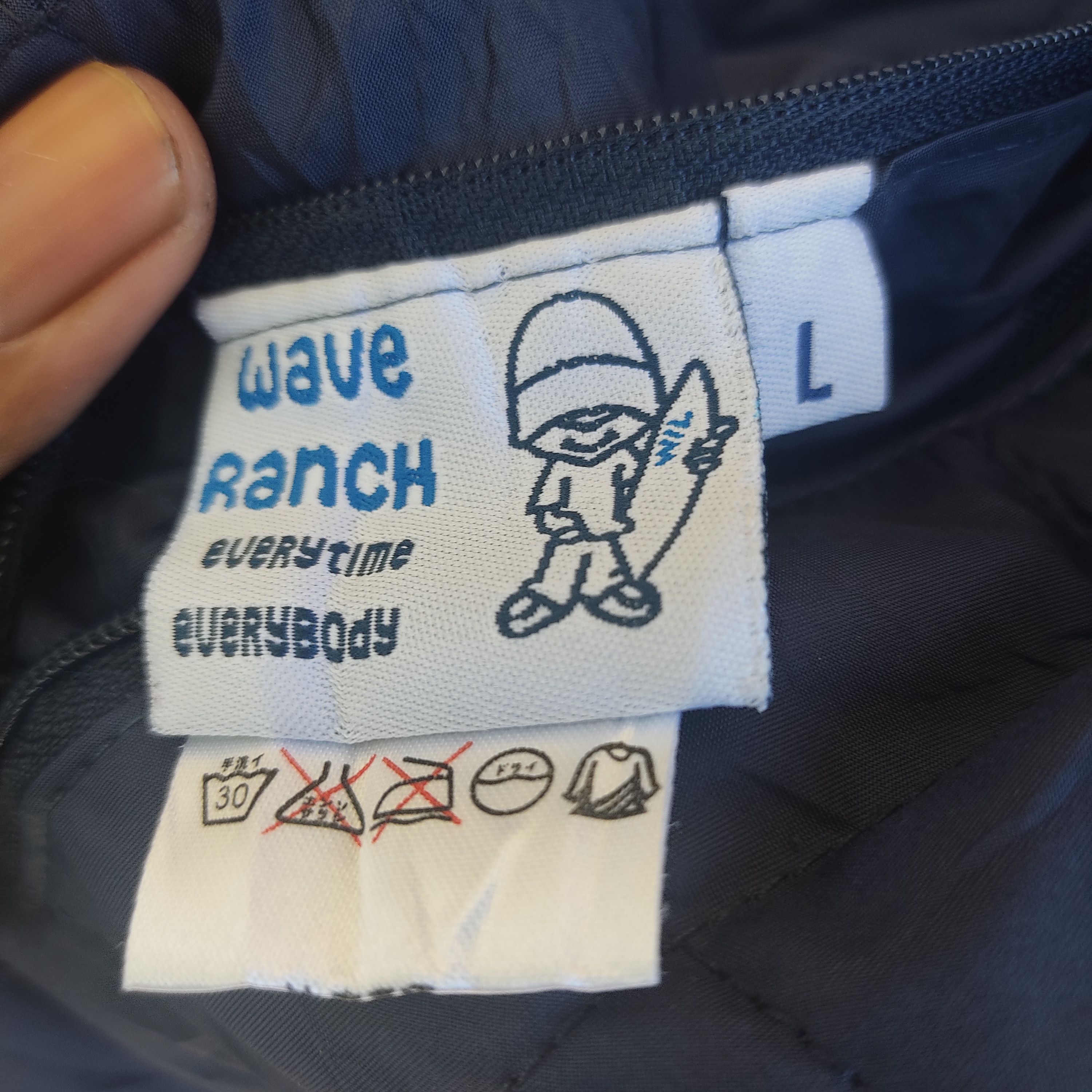 Japanese Brand Wave Ranch Reversible Knit Blue Vest Size US M / EU 48-50 / 2 - 9 Thumbnail