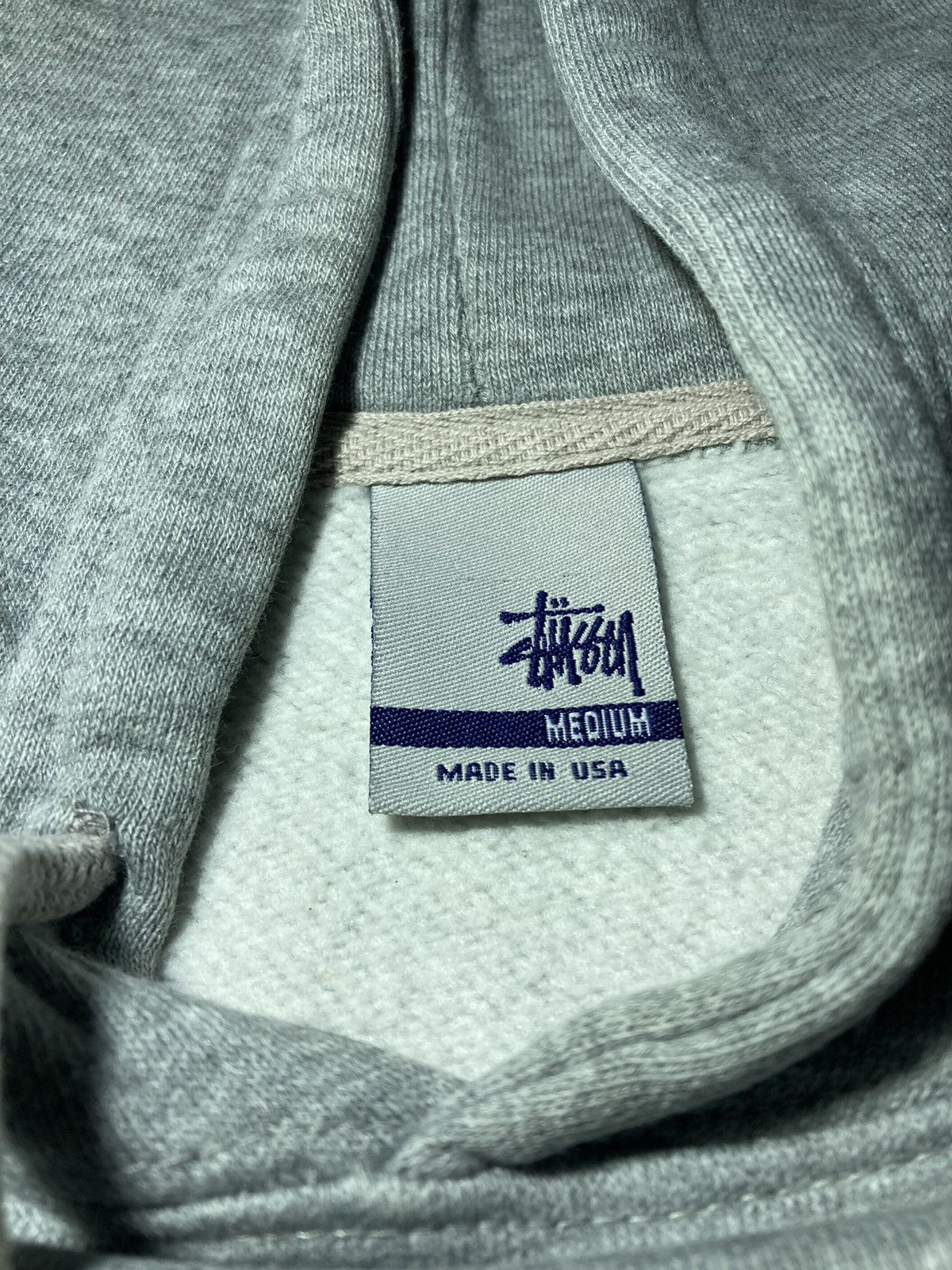 Good Enough 1999 Stussy Finesse Heather Gray Hoodie Vintage 90s Japan Size US M / EU 48-50 / 2 - 5 Thumbnail