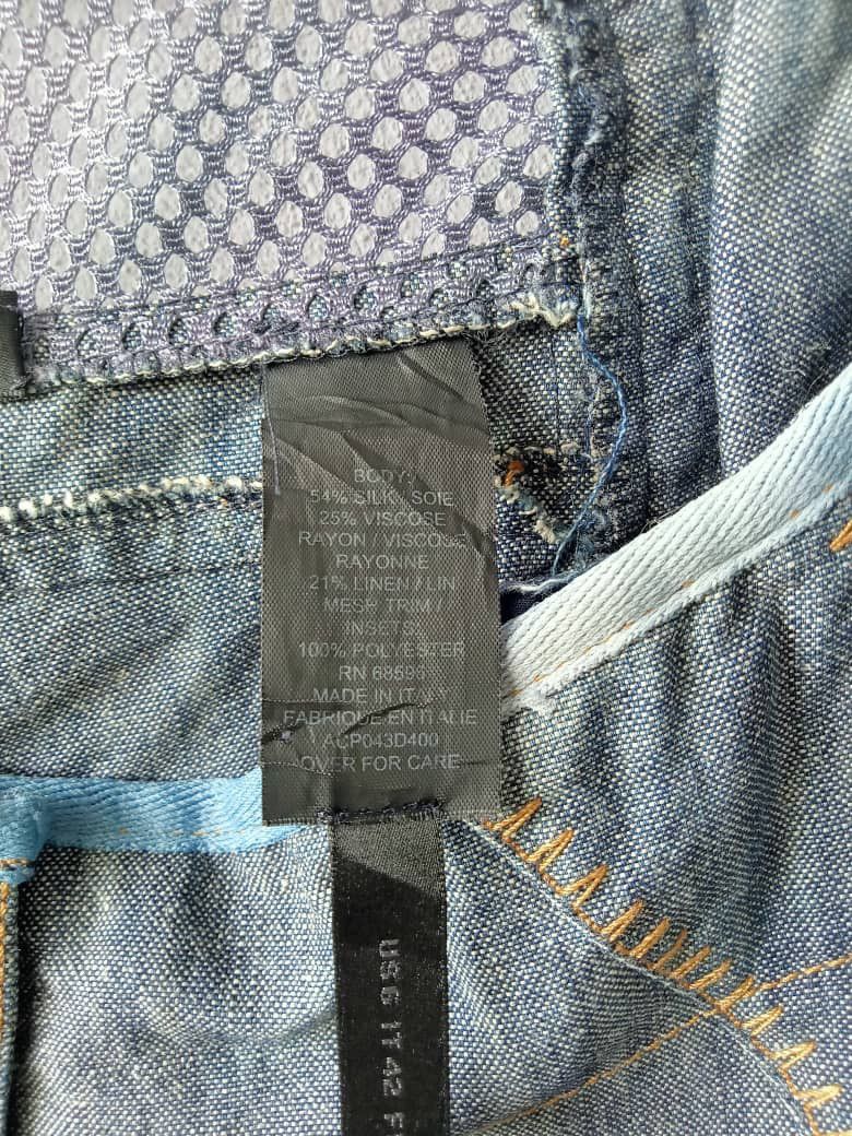 Donna Karan Super Baggy Drawstring Denim Size 30" / US 8 / IT 44 - 12 Thumbnail
