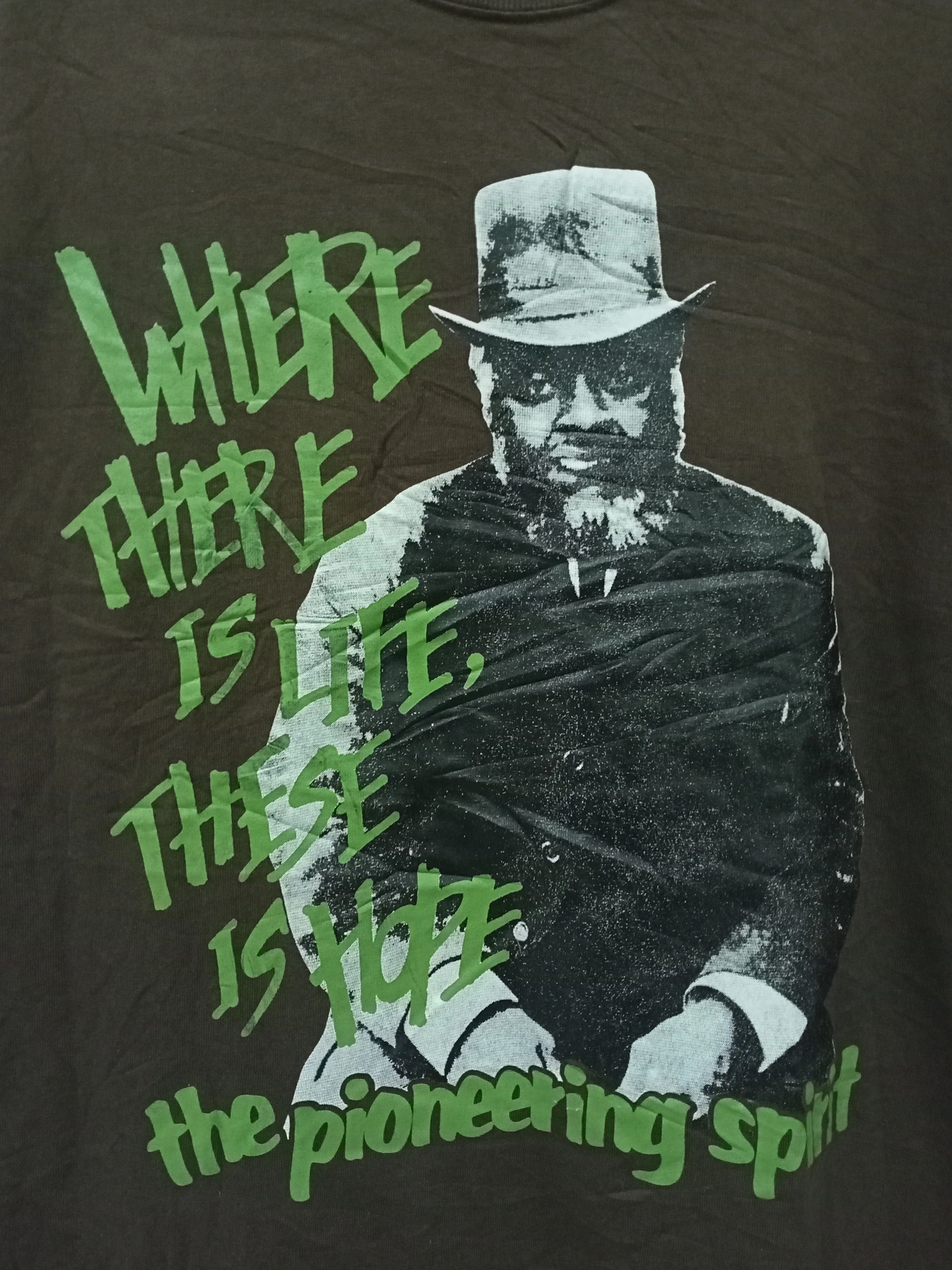 Japanese Brand Armee Francaise Retro Old Man Graphic Tee Size US M / EU 48-50 / 2 - 2 Thumbnail
