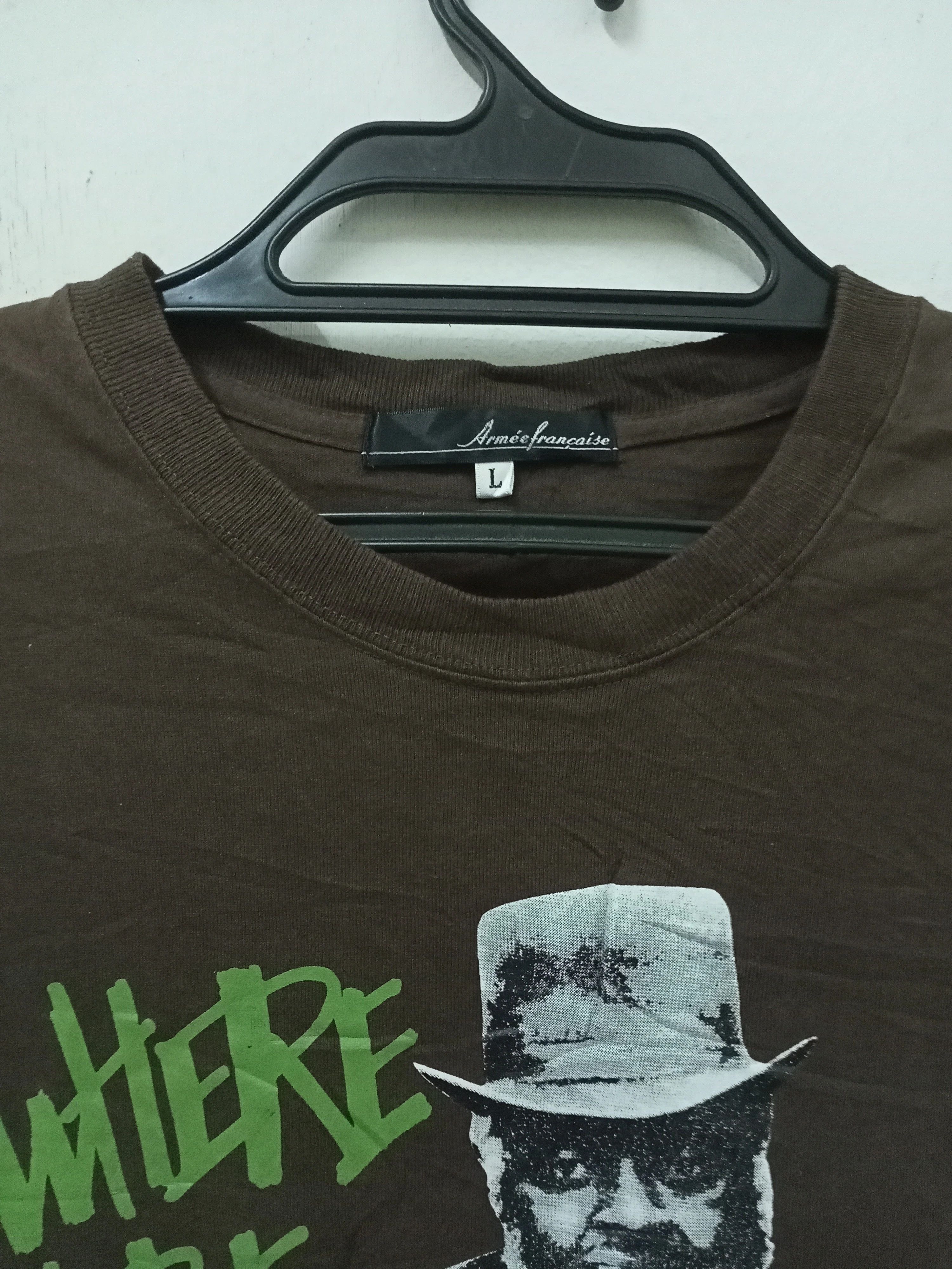 Japanese Brand Armee Francaise Retro Old Man Graphic Tee Size US M / EU 48-50 / 2 - 4 Thumbnail