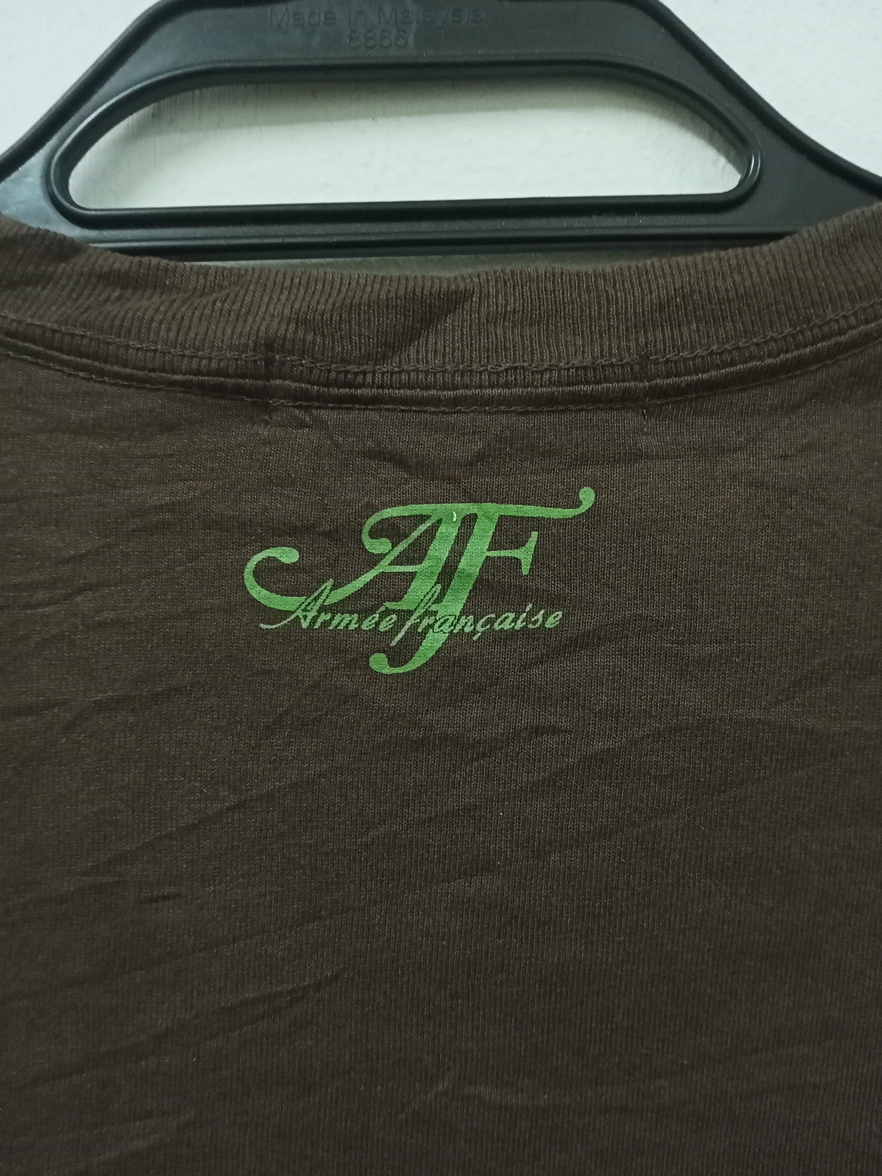 Japanese Brand Armee Francaise Retro Old Man Graphic Tee Size US M / EU 48-50 / 2 - 6 Thumbnail
