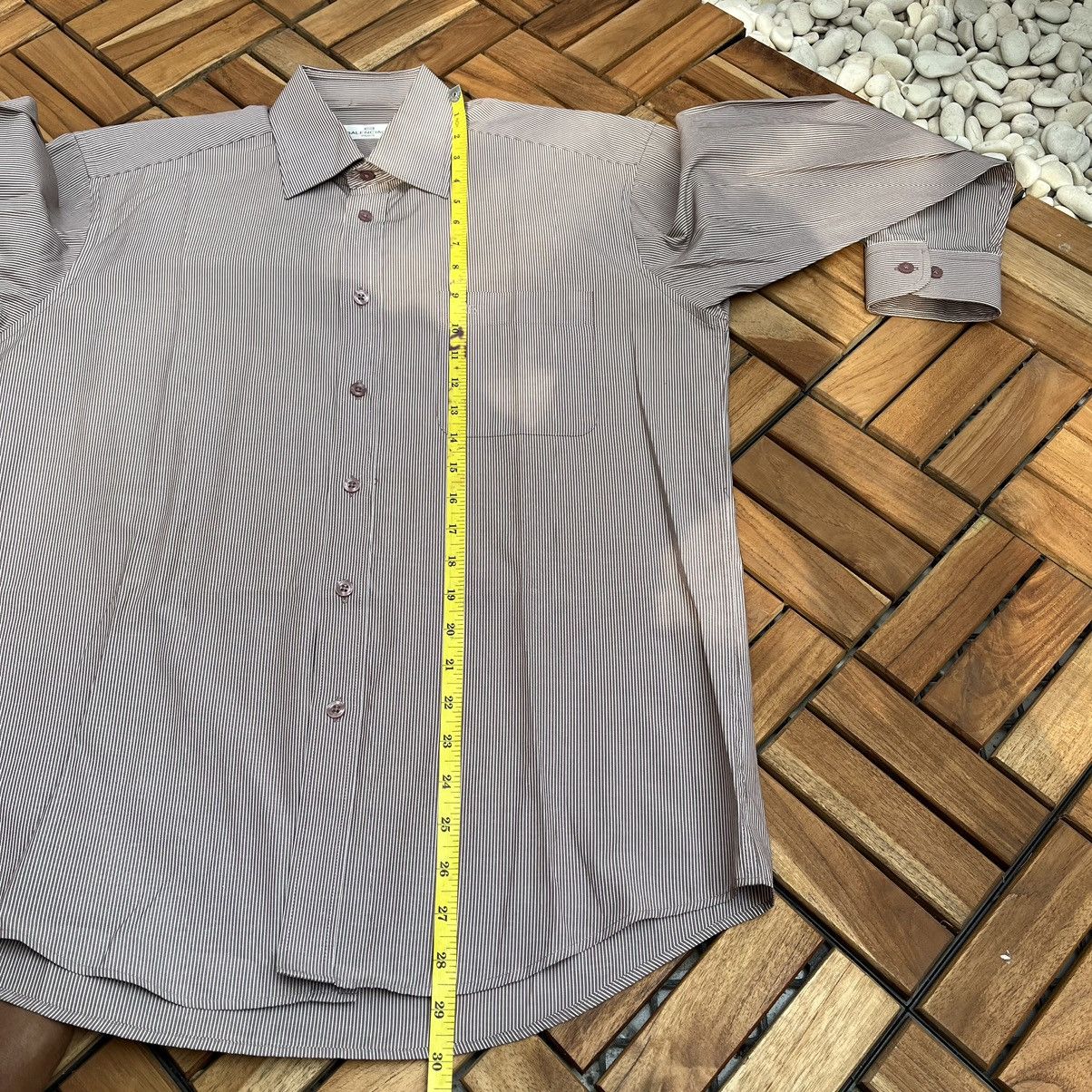 Balenciaga × Vintage Vintage Balenciaga Paris Button Ups Shirt Striped Size US L / EU 52-54 / 3 - 11 Thumbnail