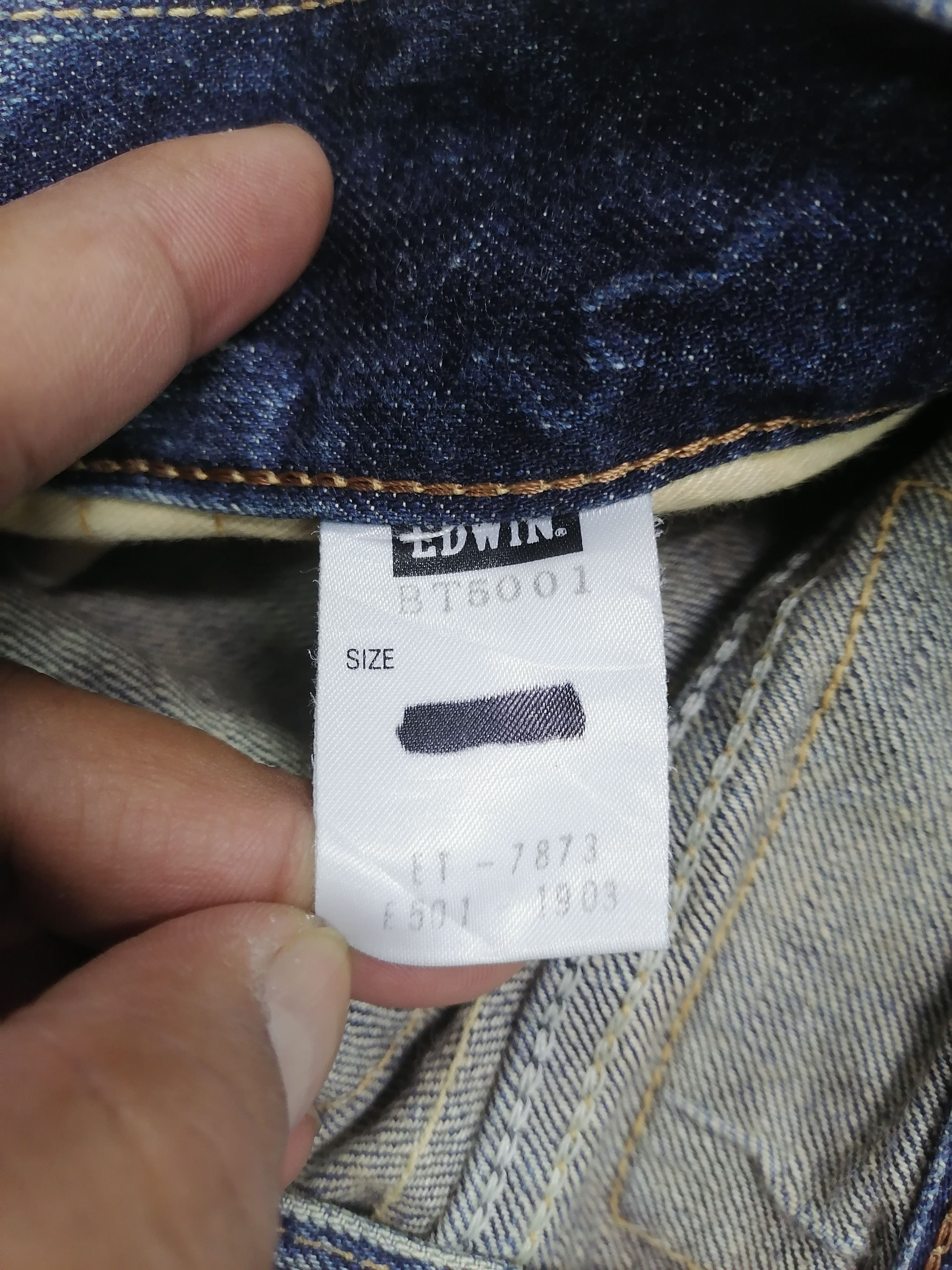 Japanese Brand Flared❗Edwin 503 Washed Blue Distressed Denim Pants🇯🇵 Size US 34 / EU 50 - 9 Thumbnail