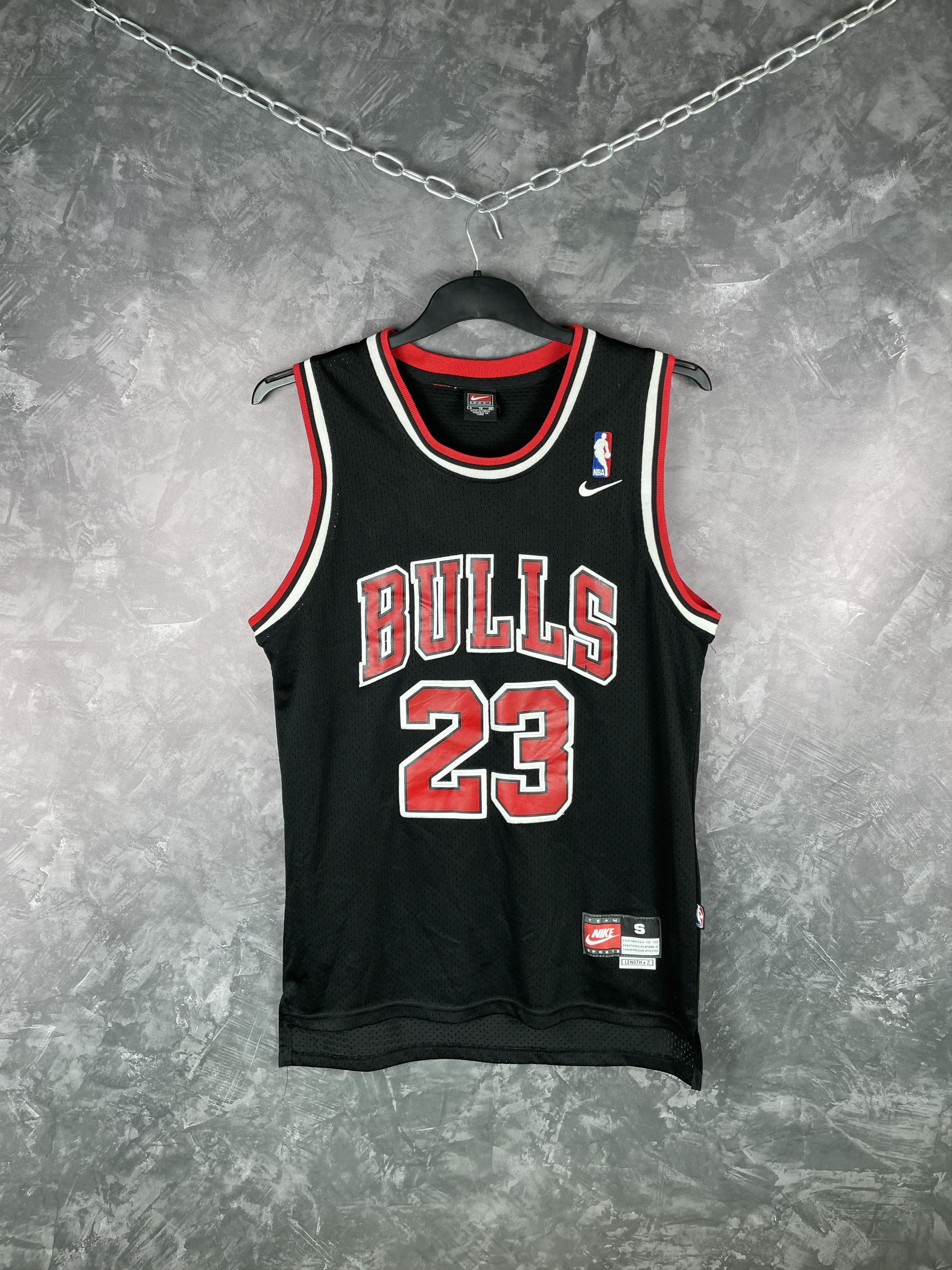 Vintage Champion NBA Chicago Bulls Jersey Jordan Late 1990s Size Large