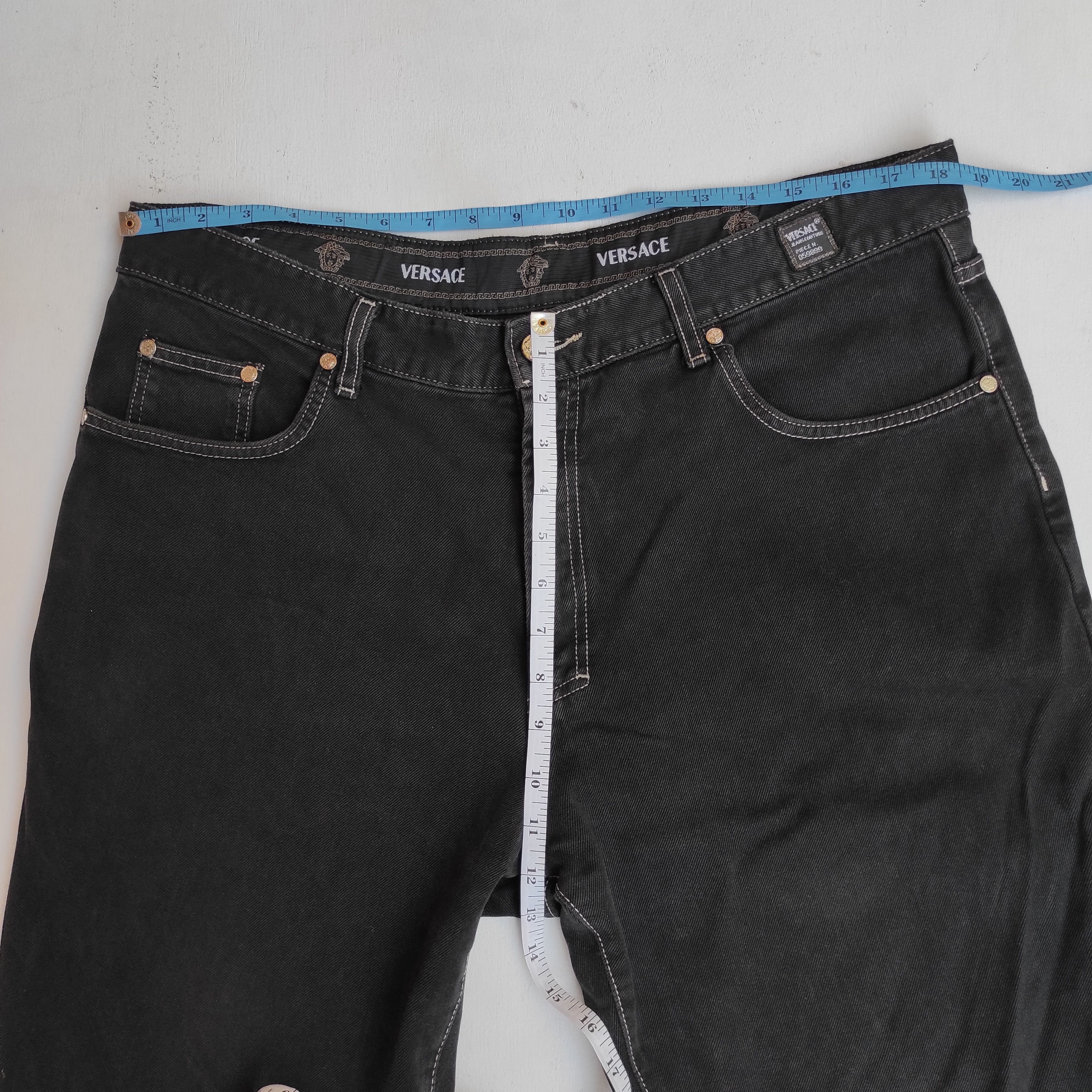 Versace × Versace Jeans Couture × Versus Versace Versace Sport Denim Jeans Size US 36 / EU 52 - 20 Thumbnail