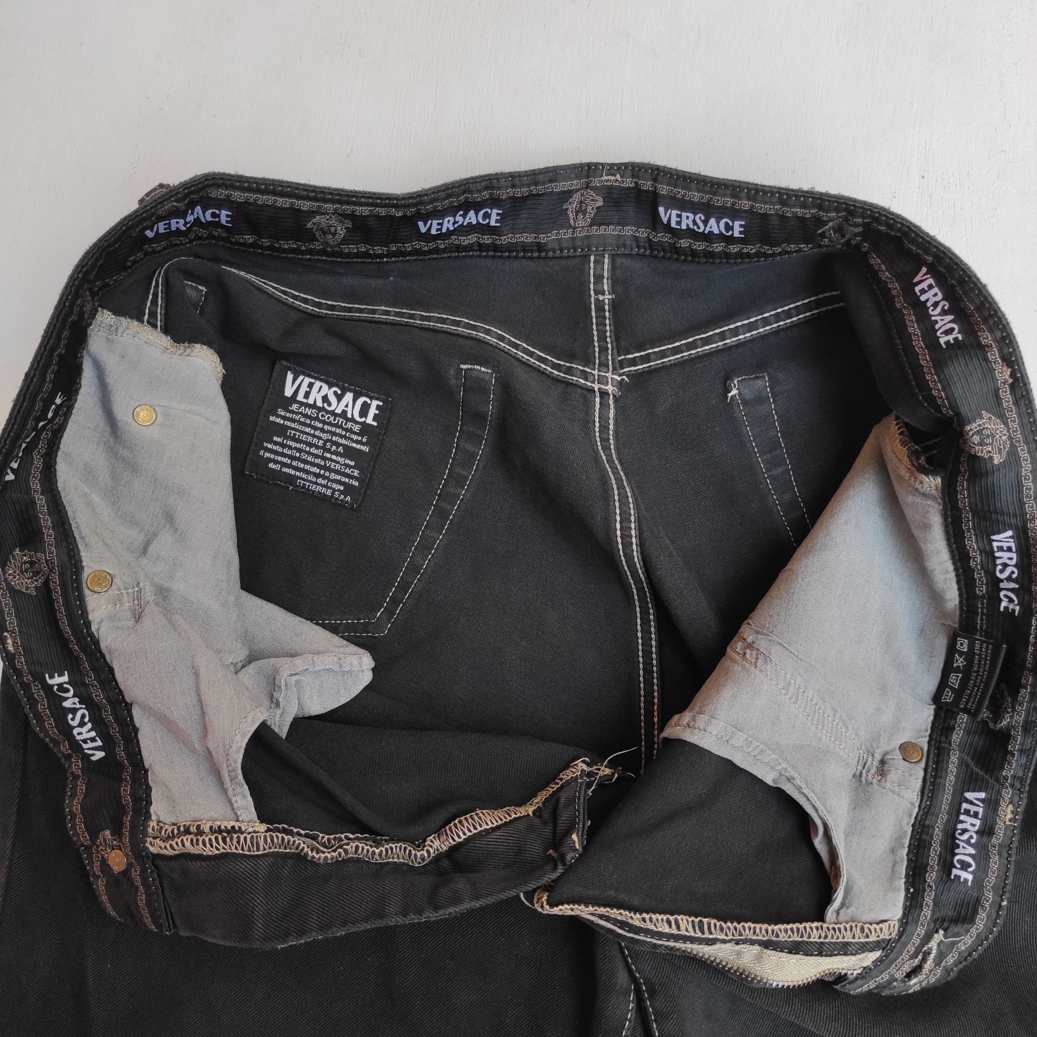 Versace × Versace Jeans Couture × Versus Versace Versace Sport Denim Jeans Size US 36 / EU 52 - 11 Thumbnail