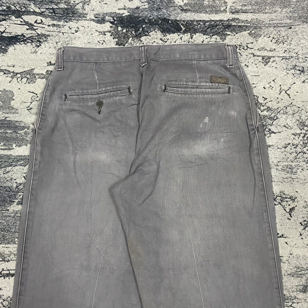 Japanese Brand Vintage Japan Lee Faded Grey Trousers Chino Pants Size US 31 - 6 Thumbnail