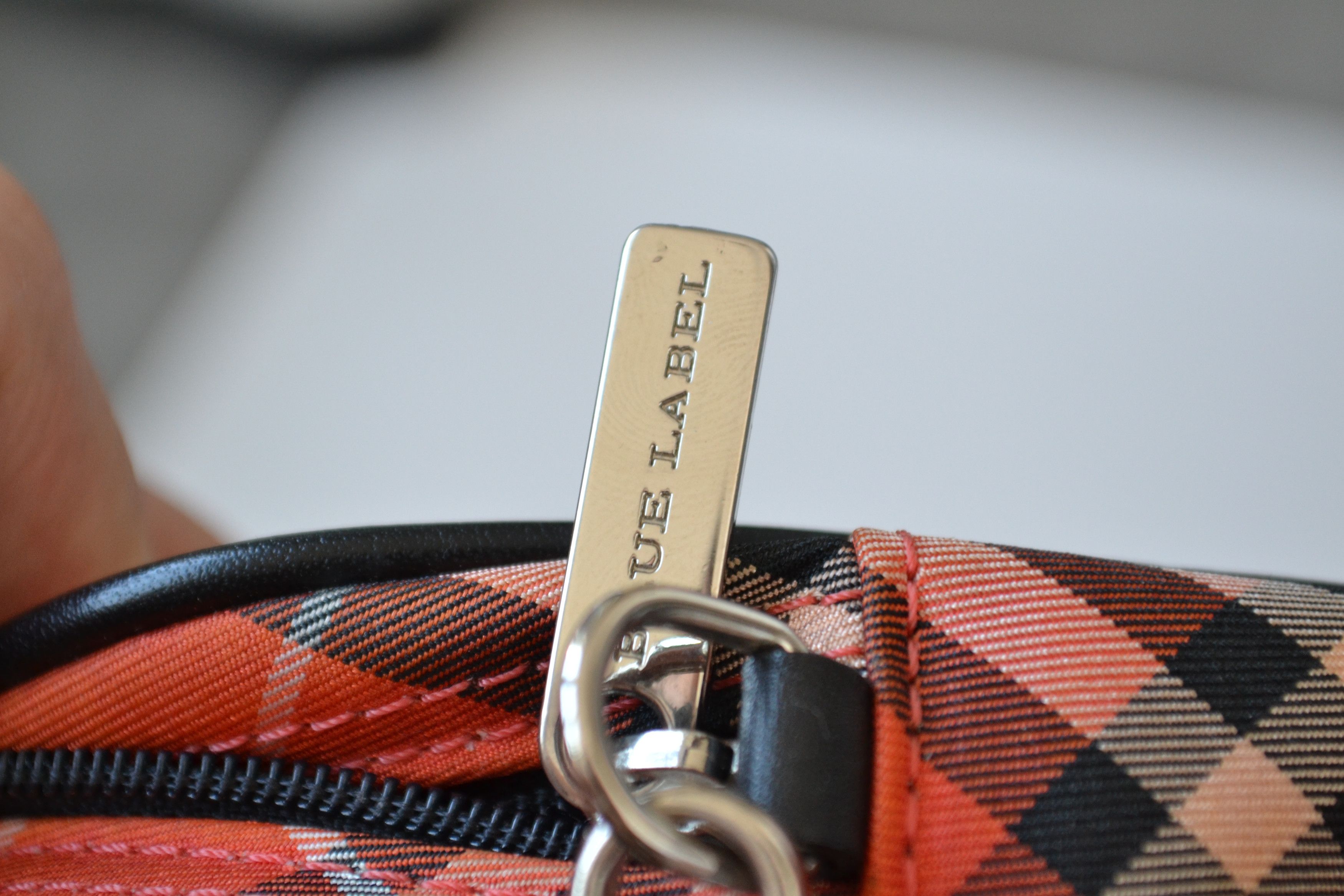 Burberry BURBERRY Bag Mini Nova Check Handbag Zip Black Red Size ONE SIZE - 6 Thumbnail