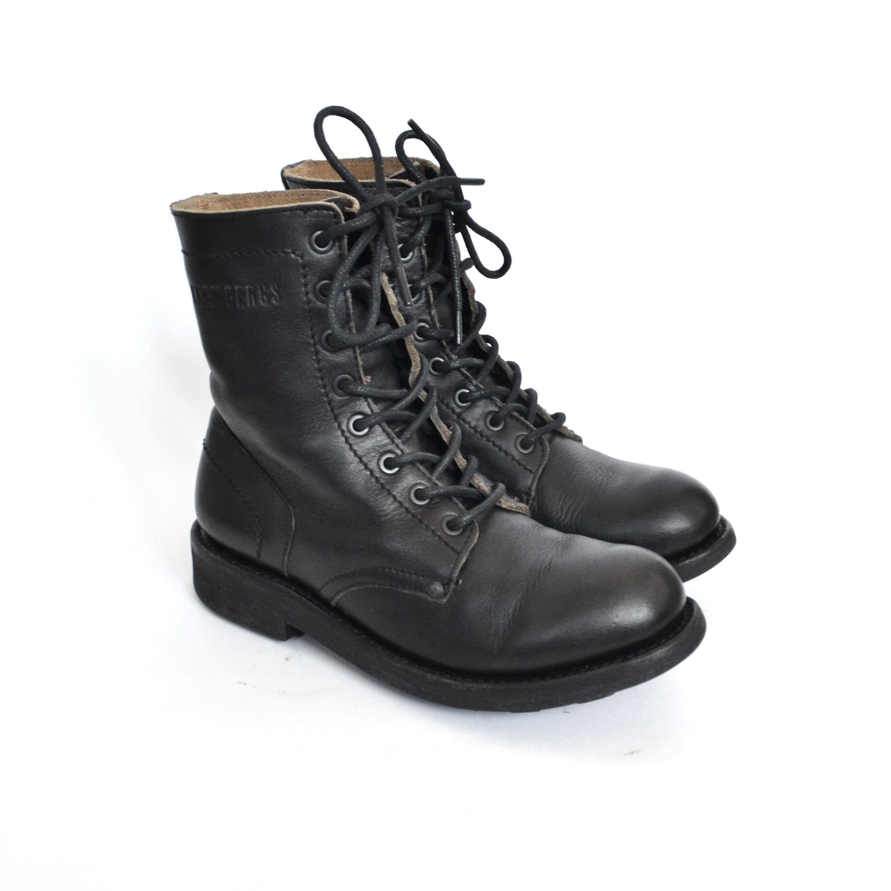 Dirk Bikkembergs Dirk Bikkembergs Boots Black Leather Shoes Vintage Lace Size US 7 / IT 37 - 3 Thumbnail
