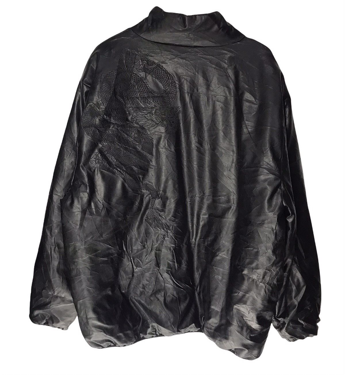 Japanese Brand Vintage zipper jacket back embroidered dragon Size US XXL / EU 58 / 5 - 3 Thumbnail