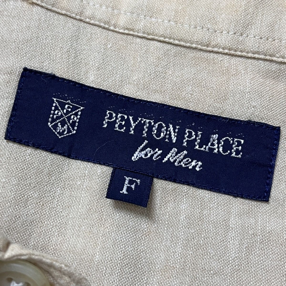 Classic 80s Peyton Place For Men PPFM Shirts Buttons Japan