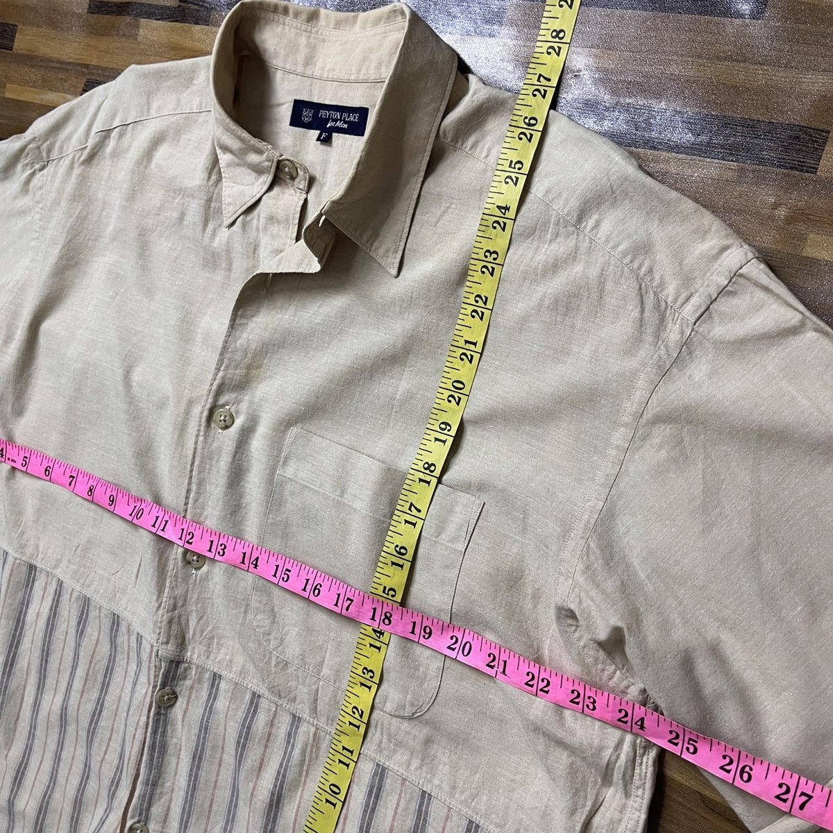 Classic 80s Peyton Place For Men PPFM Shirts Buttons Japan