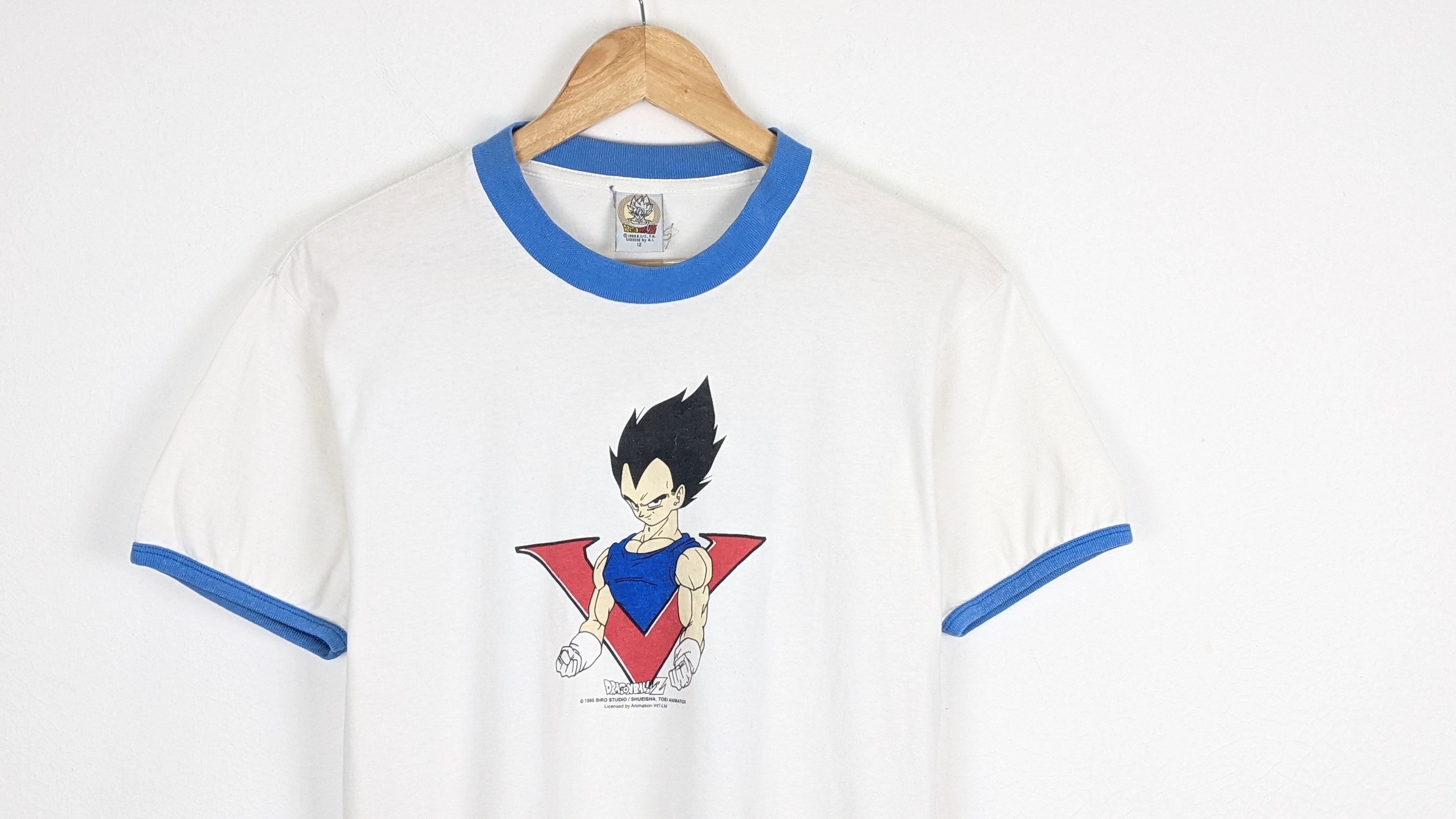 Japanese Brand Dragon Ball Z Super Saiya Vegeta Ringer 80s akira shirt Size US S / EU 44-46 / 1 - 2 Thumbnail