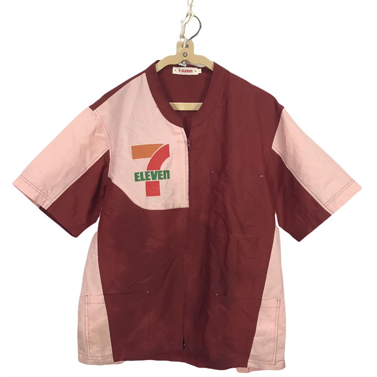 Japanese Brand 7-eleven shorts sleeve zipper uniform shirt Size US M / EU 48-50 / 2 - 1 Thumbnail