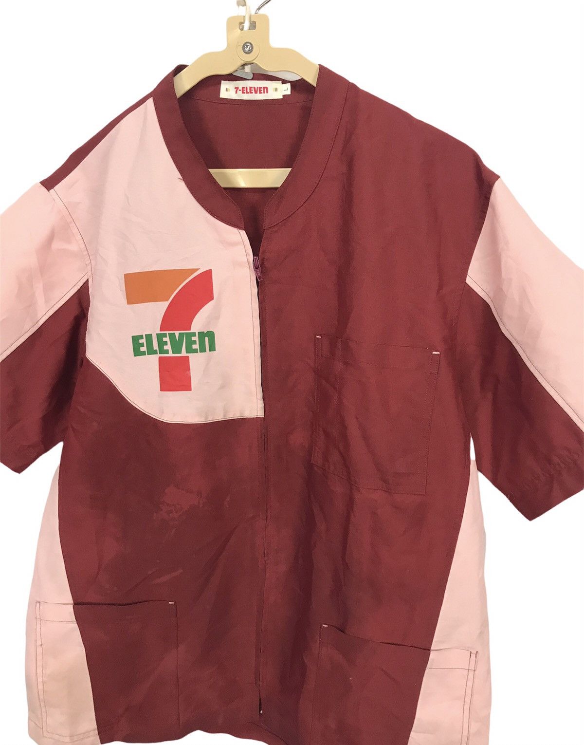 Japanese Brand 7-eleven shorts sleeve zipper uniform shirt Size US M / EU 48-50 / 2 - 3 Thumbnail