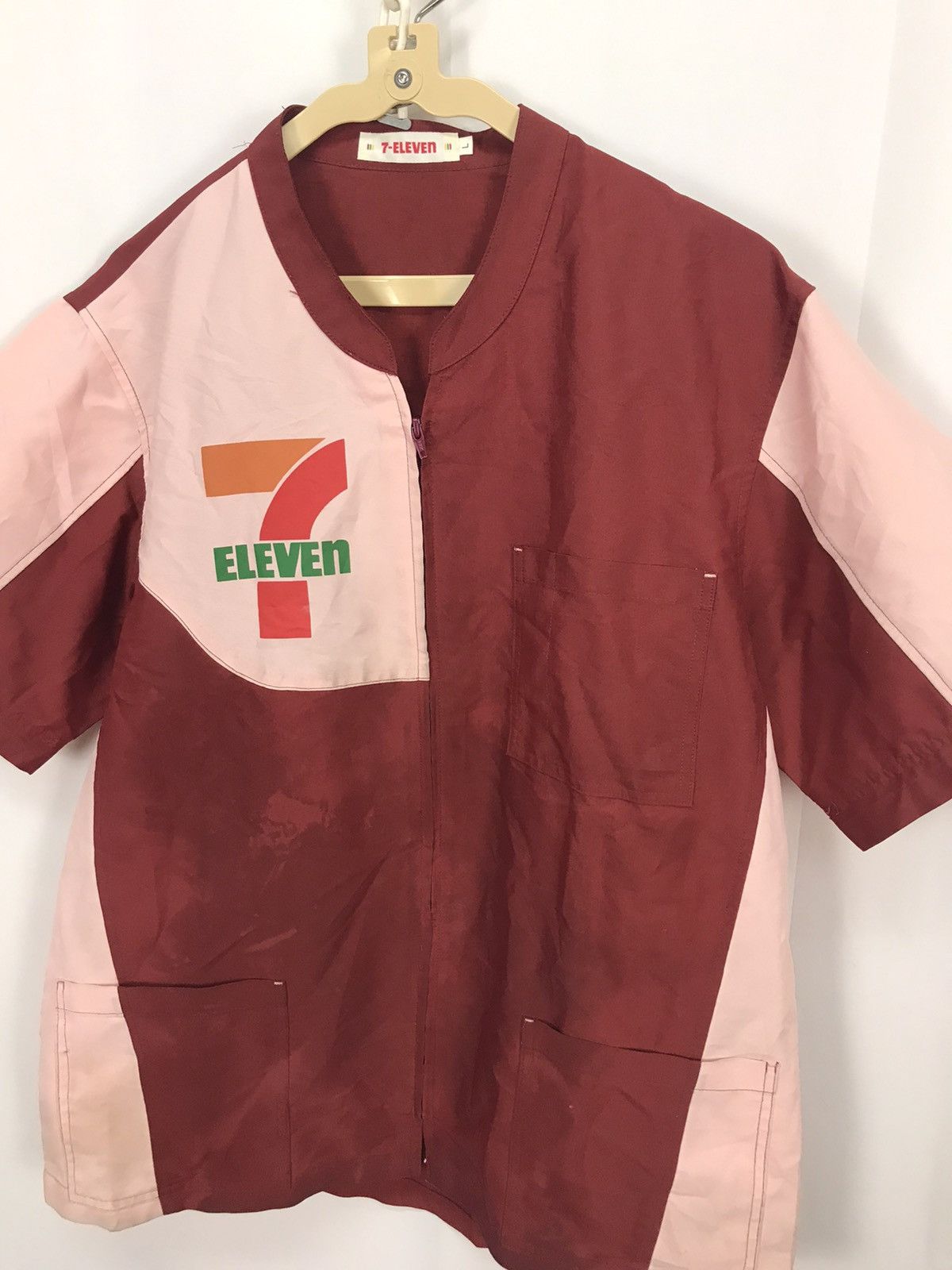 Japanese Brand 7-eleven shorts sleeve zipper uniform shirt Size US M / EU 48-50 / 2 - 8 Thumbnail