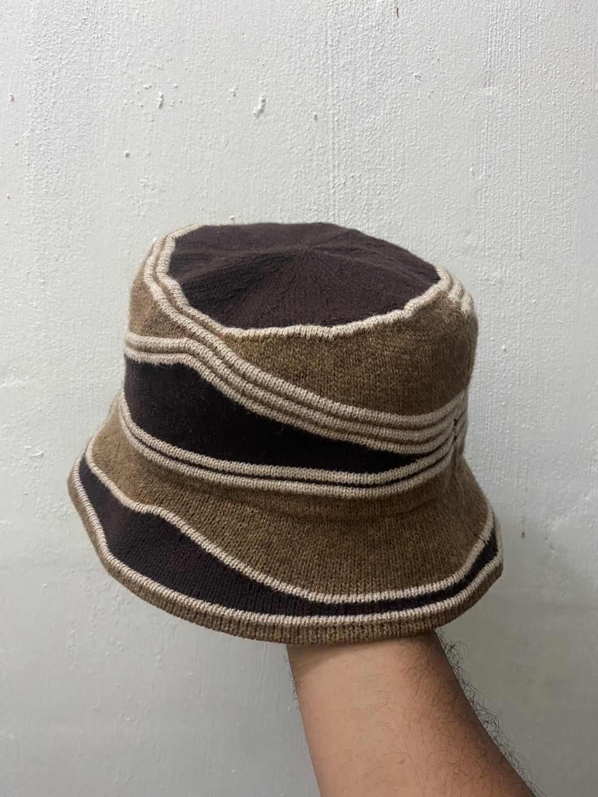 image of Vintage VTG Su-Kawamura Brand Bucket Hat in Brown, Men's