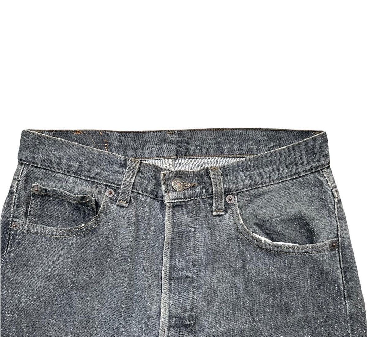 Levi's Vintage Levis 501 e 90’s Usa Black Denim Size US 29 - 5 Thumbnail