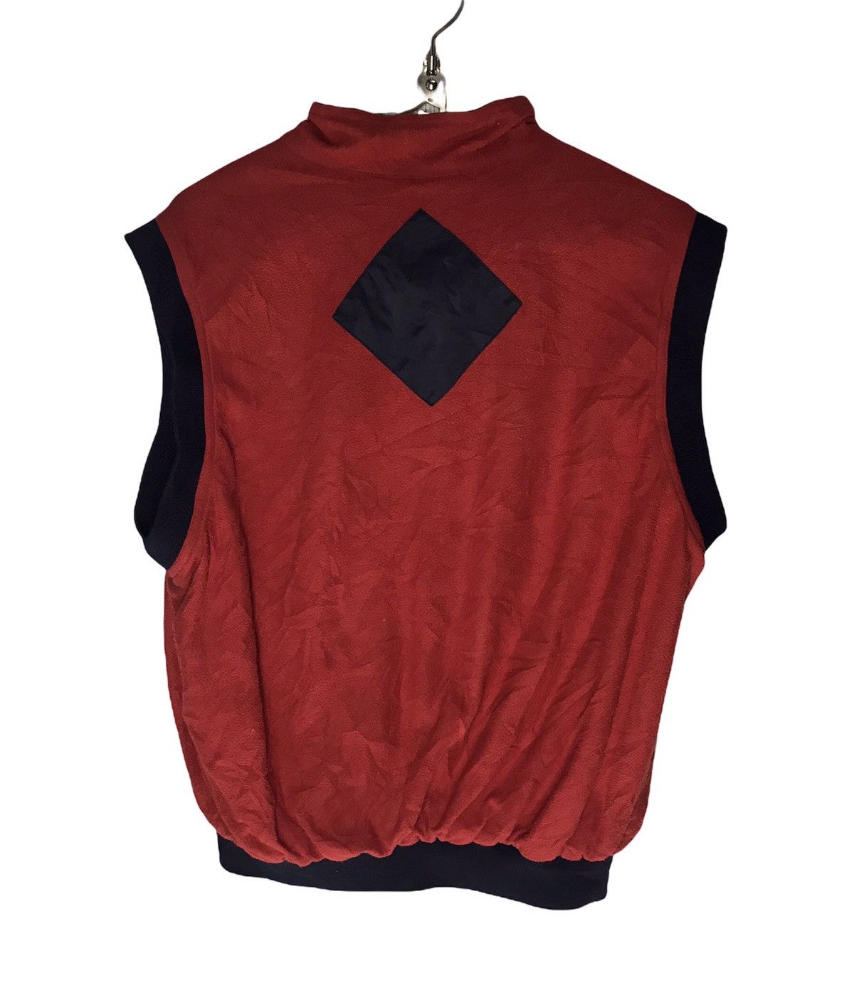 Japanese Brand Black&white sportwear reversible sleeveless zipper jacket Size US L / EU 52-54 / 3 - 4 Thumbnail