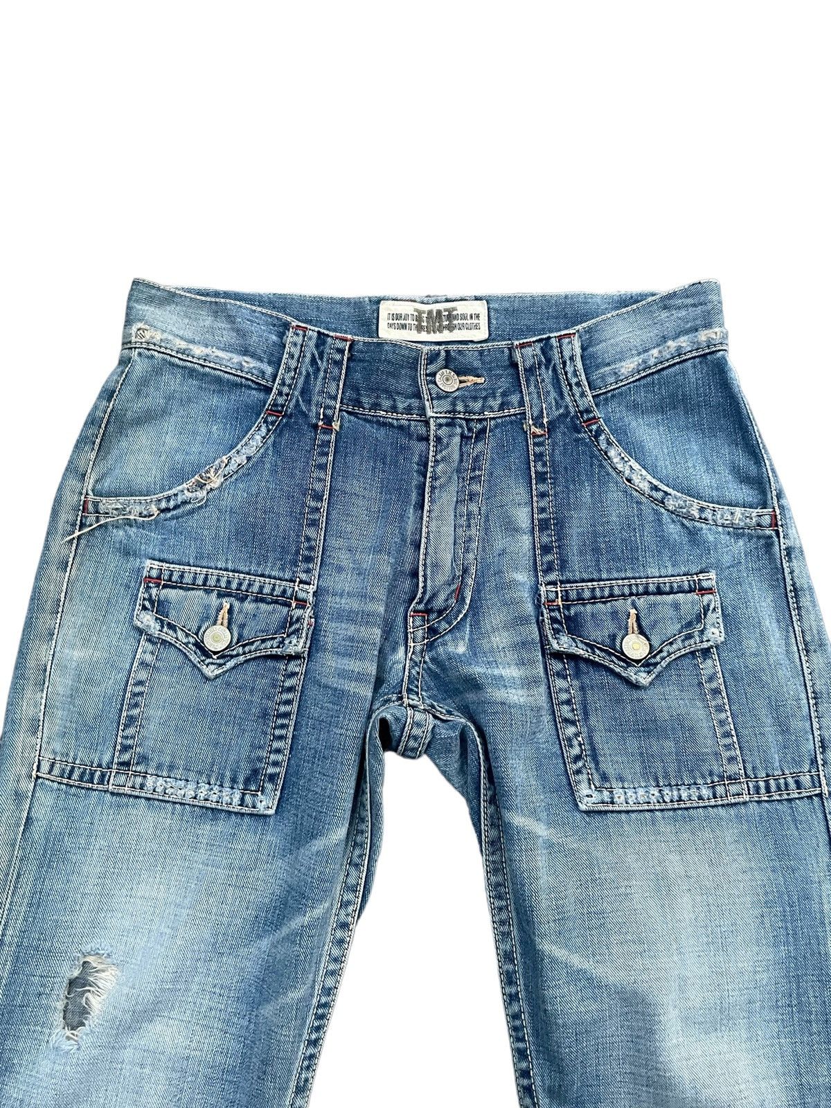 Japanese Brand T.M.T Vintage Distresed Bush Pant Size US 31 - 7 Thumbnail