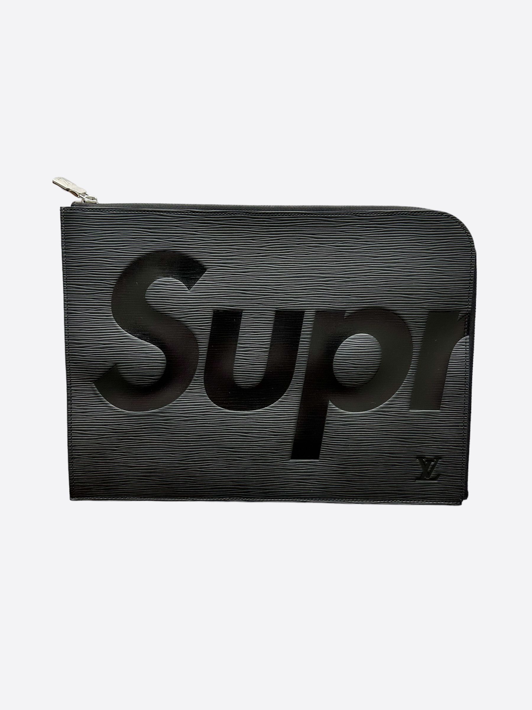 Pre-owned Supreme Louis Vuitton X Pochette Jour Epi Gm Black